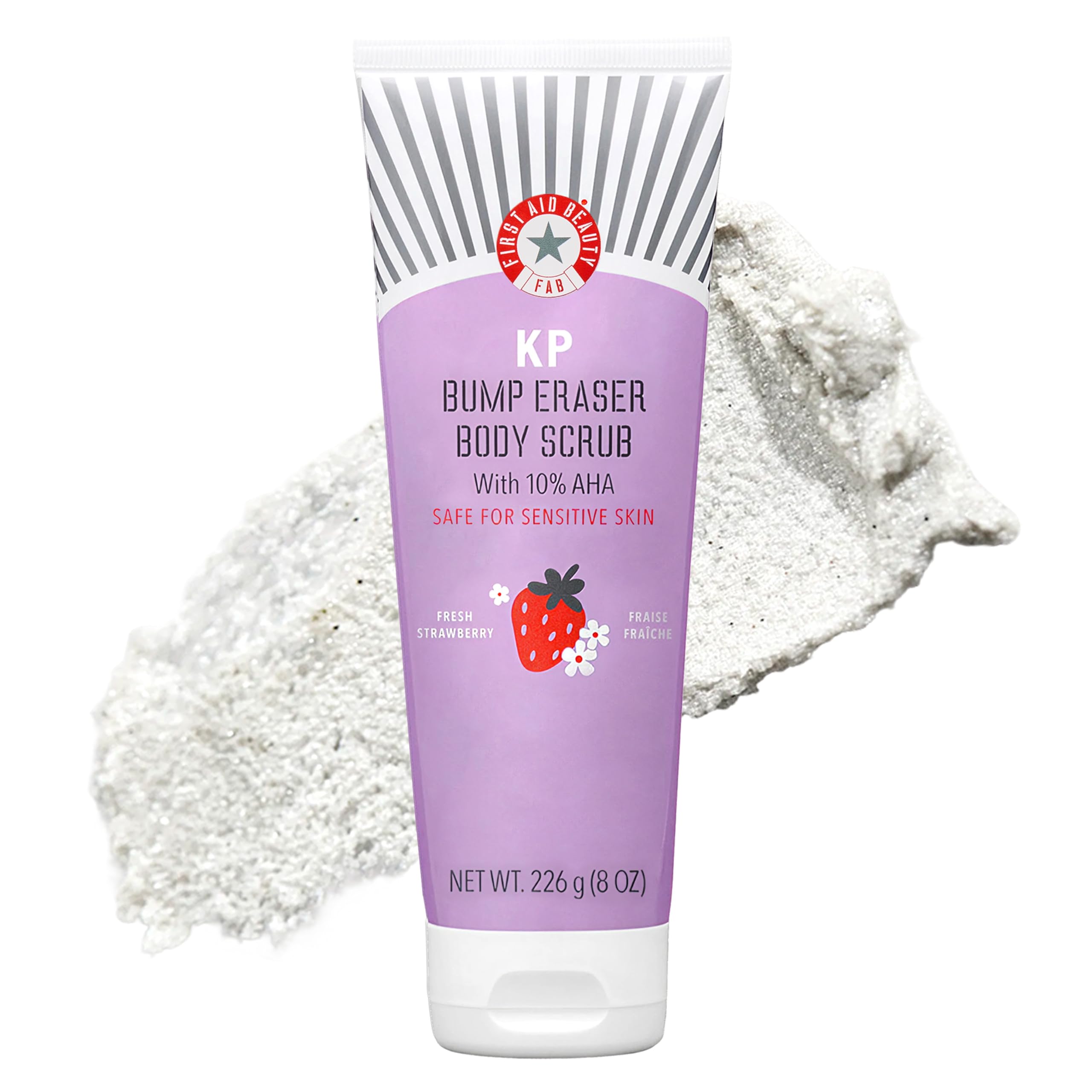 First Aid Beauty - KP Bump Eraser Body Scrub with 10% AHA, Keratosis Pilaris Exfoliator with Glycolic and Lactic acids, Helps Reduce Chicken Skin Bumps First Aid Beauty buy supplements canada