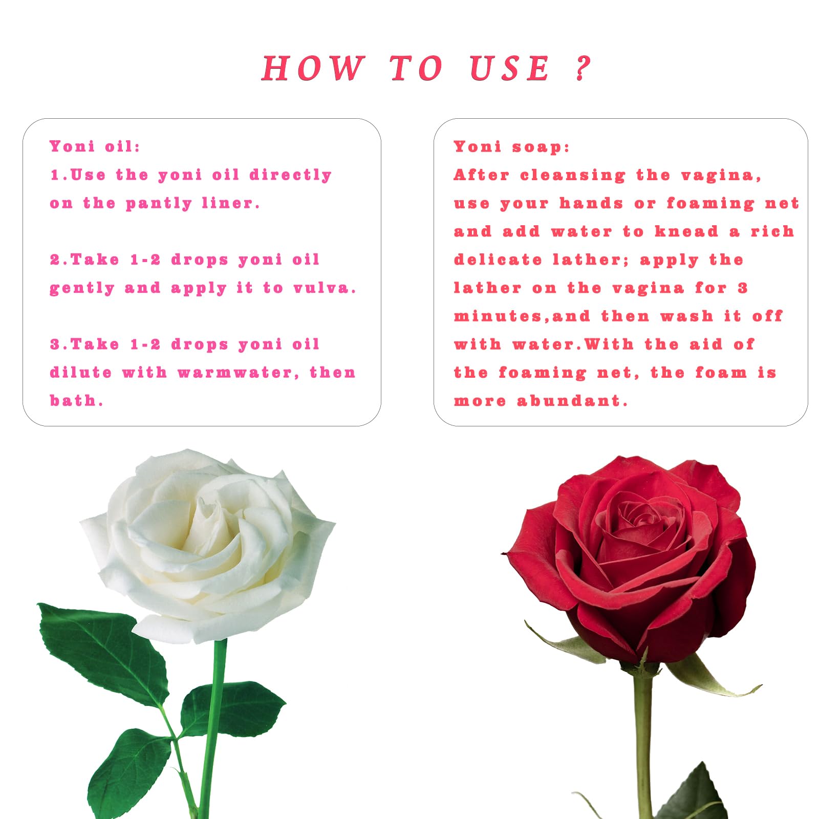 2Pcs Strawberry Yoni Bars and Yoni Oil Set for Feminine Wash, Yoni Wash for Cleanse Vaginal Balance PH tovaginsh buy supplements canada