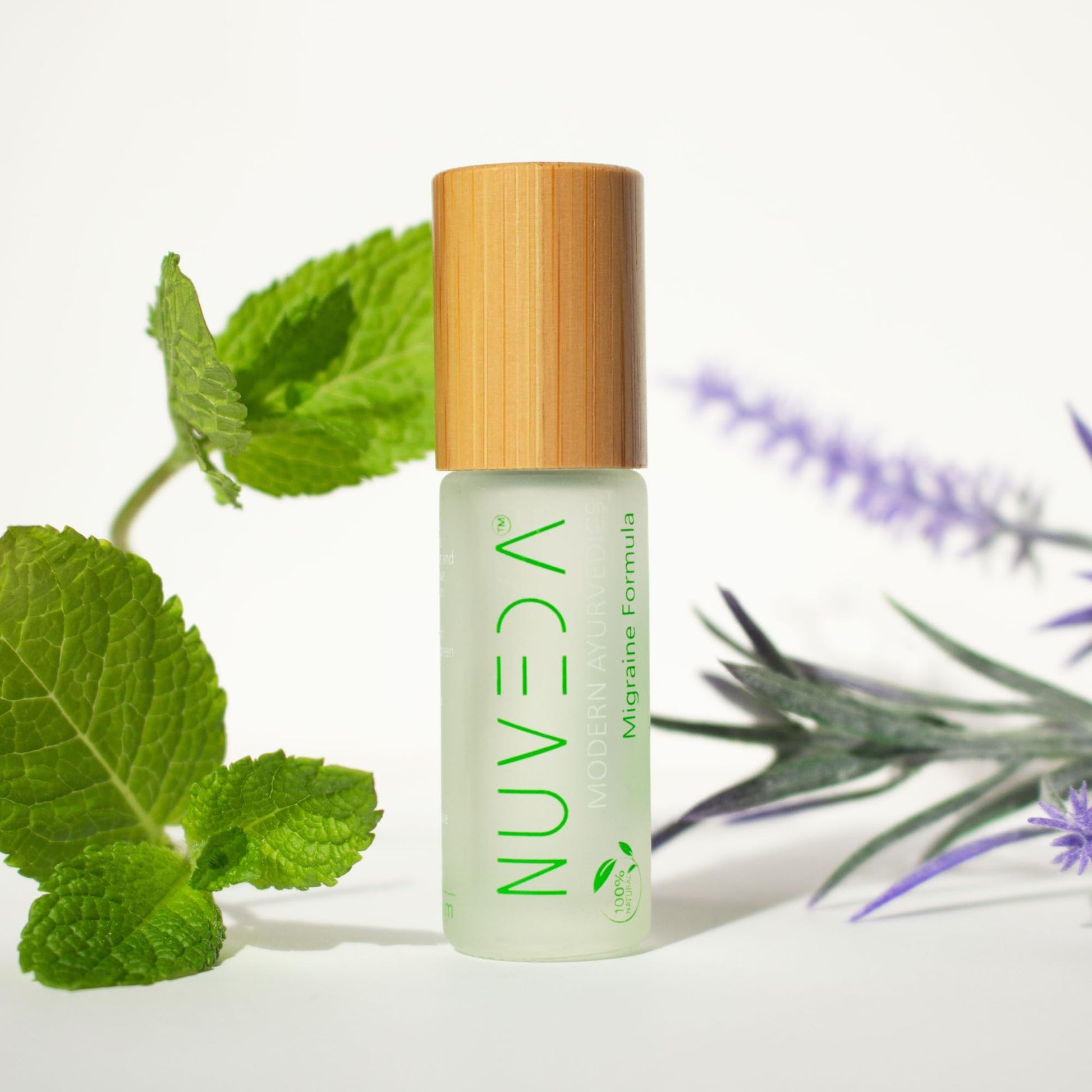 NUVEDA® Advanced Migraine Formula - All Natural Headache Stick | Modern Ayurvedic, Roll On Stick | Therapeutic Grade Essential Oil Aromatherapy | Made in USA NUVEDA buy supplements canada