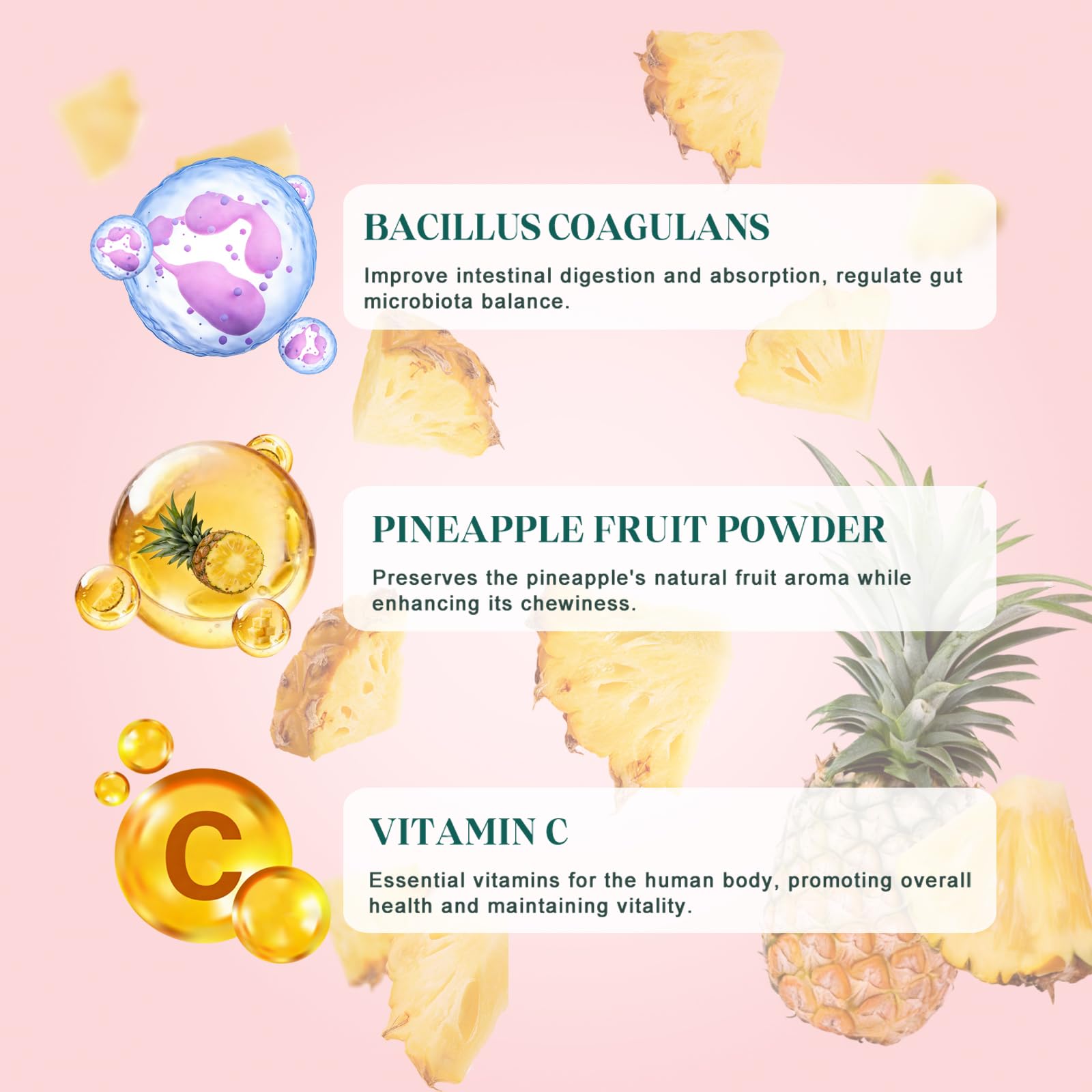 KLKIT Premium Feminine Balance Gummies, Pineapple Vaginal Probiotics for Women, pH Balance Feminine Gummies for Immune Support, Vegan & Gluten Free, 60 Count (30 Servings) KLKIT buy supplements canada