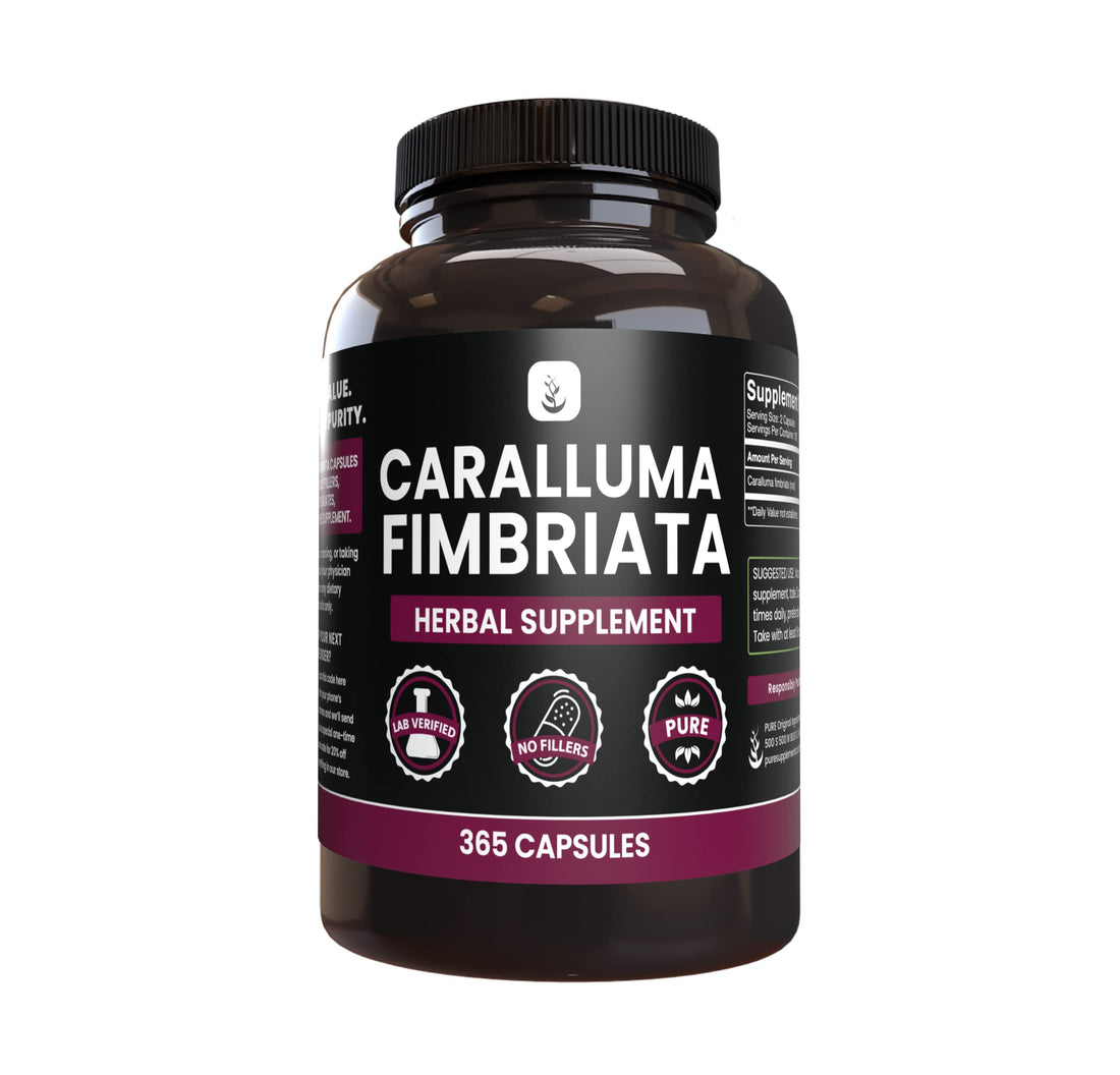PURE ORIGINAL INGREDIENTS Caralluma Fimbriata (365 Capsules) No Magnesium Or Rice PURE ORIGINAL INGREDIENTS buy supplements canada