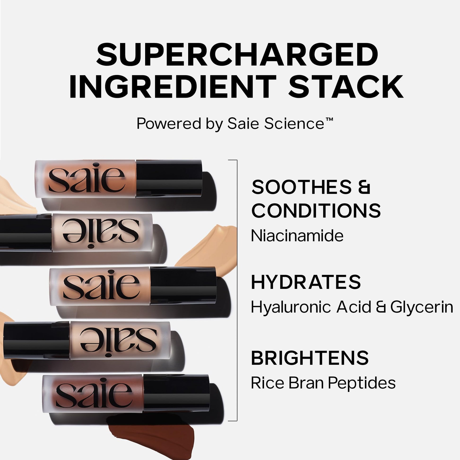 Saie Slip Tint Radiant Cream Concealer & All-Over Face Makeup - Concealer for Dark Circles, Redness & Blemishes - Lightweight Makeup Made with Hydrating Hyaluronic Acid - Shade 7 (0.17 oz) Saie buy supplements canada