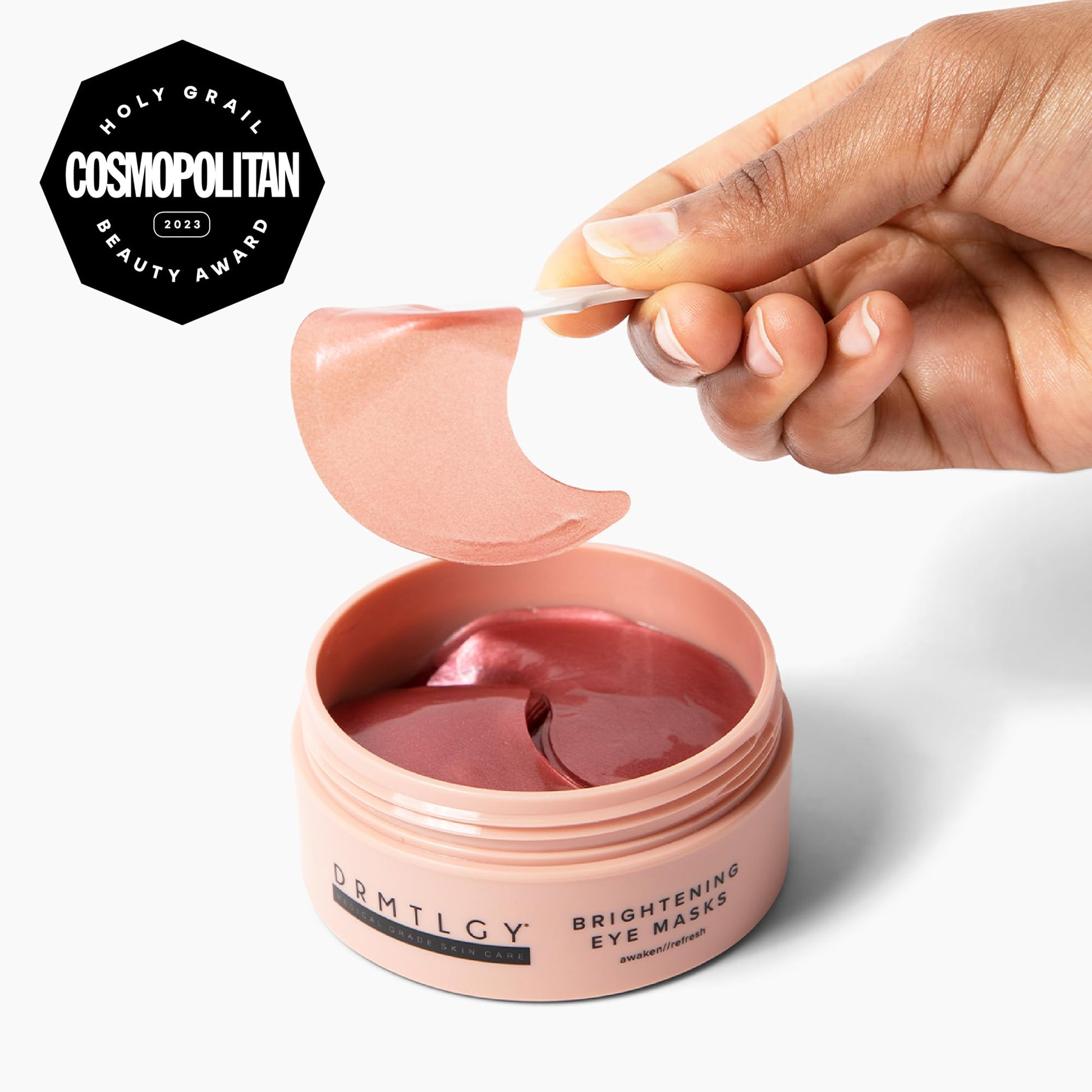 DRMTLGY Brightening Eye Masks – Biodegradable Hydrogel Under Eye Patches with Caffeine, Peptides, Hyaluronic Acid & Niacinamide DRMTLGY buy supplements canada