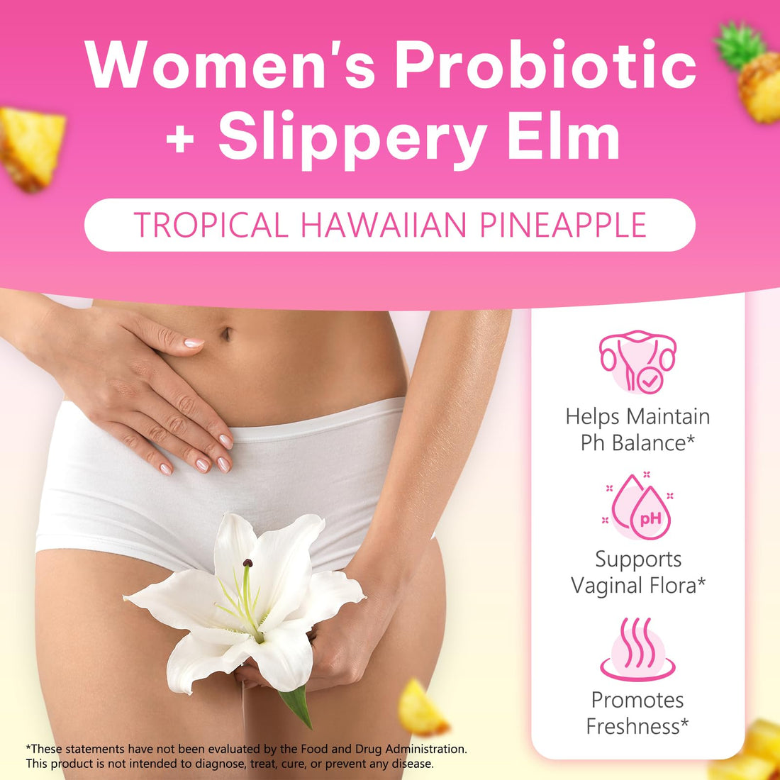 Onznoz Feminine Balance Gummies for Women, Vaginal Probiotics with Prebiotics & Lactobacillus Probiotic Blend, Supports pH Balance & Immune Health, Womens Probiotic Slippery Elm Onznoz buy supplements canada