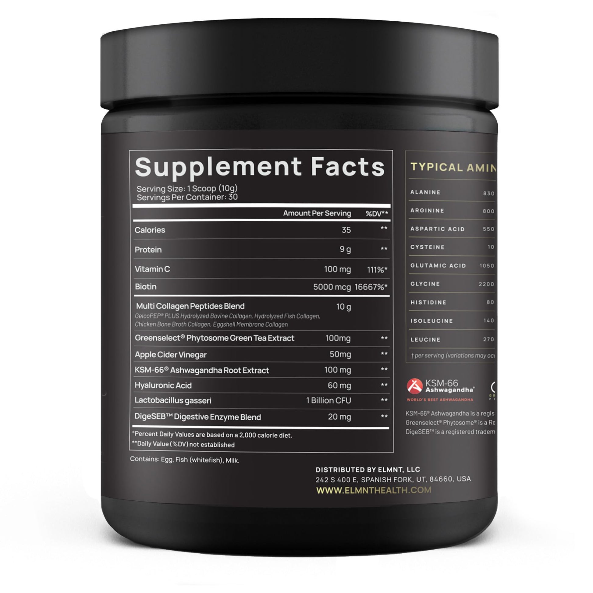 Super Collagen Powder for Women Weight Loss + Beauty w. Probiotics, Hyaluronic Acid, ACV, KSM-66, Biotin - Premium Multi Collagen Peptides Protein Supplement TERRA ELMNT buy supplements canada