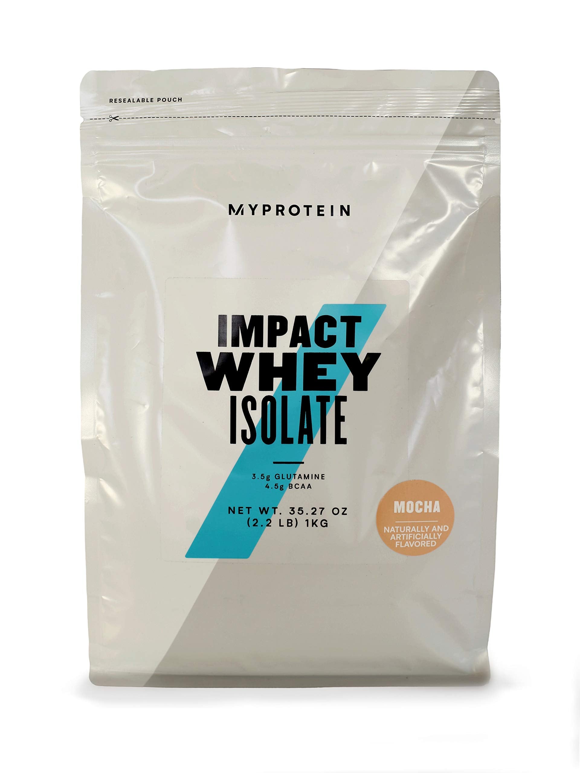 Myprotein Impact Whey Isolate - Mocha, 2.2 Lbs (40 Servings) Myprotein buy supplements canada