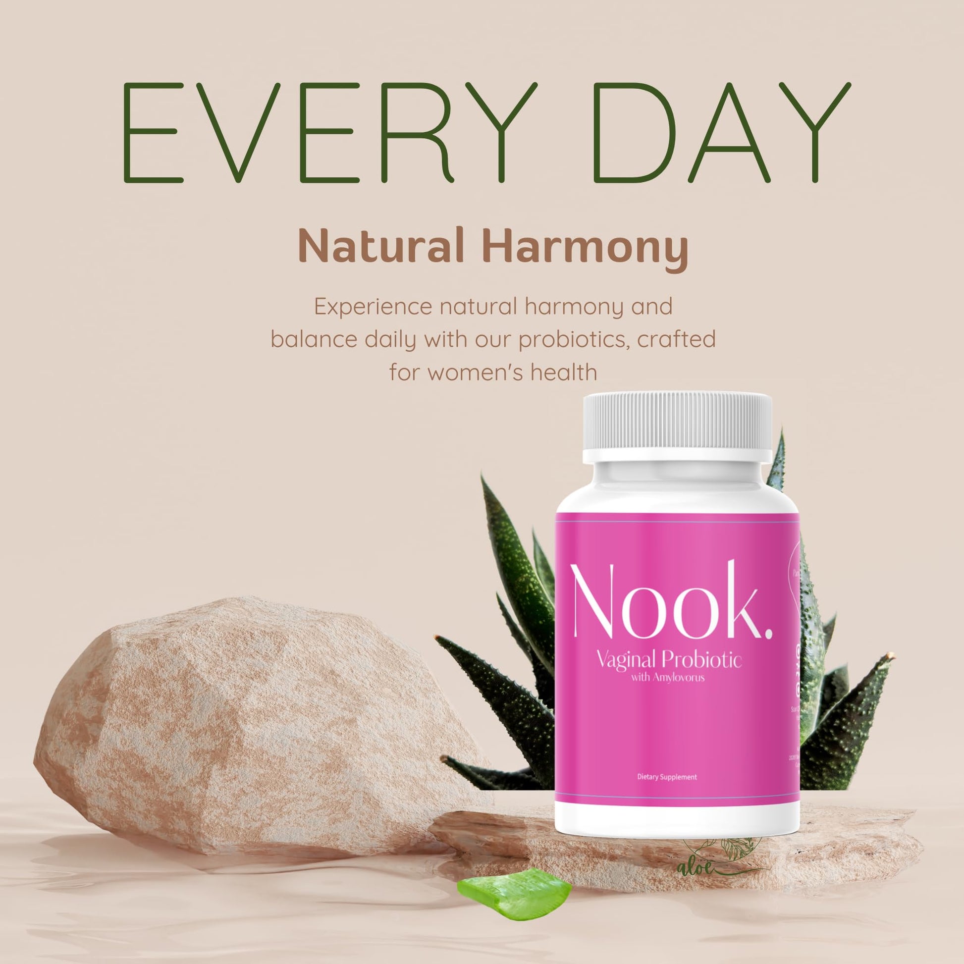 Nook Vaginal Probiotics for Women - pH Balance & Odor Control Feminine Health Supplements Nook buy supplements canada