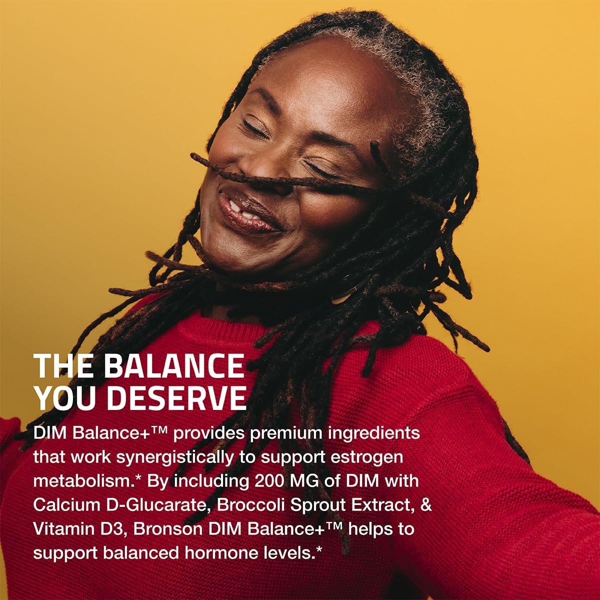 Bronson DIM Balance+ Calcium D-Glucarate, Broccoli Sprouts and Vitamin D3 200 MG of DIM per Capsule Supports Estrogen Metabolism and Balanced Hormone Levels Non-GMO, 30 Vegetarian Capsules Bronson buy supplements canada