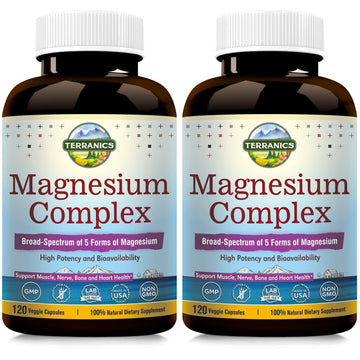 Terranics Magnesium Complex, Total 240 Capsules, Max Absorption, Glycinate, Citrate Terranics buy supplements canada