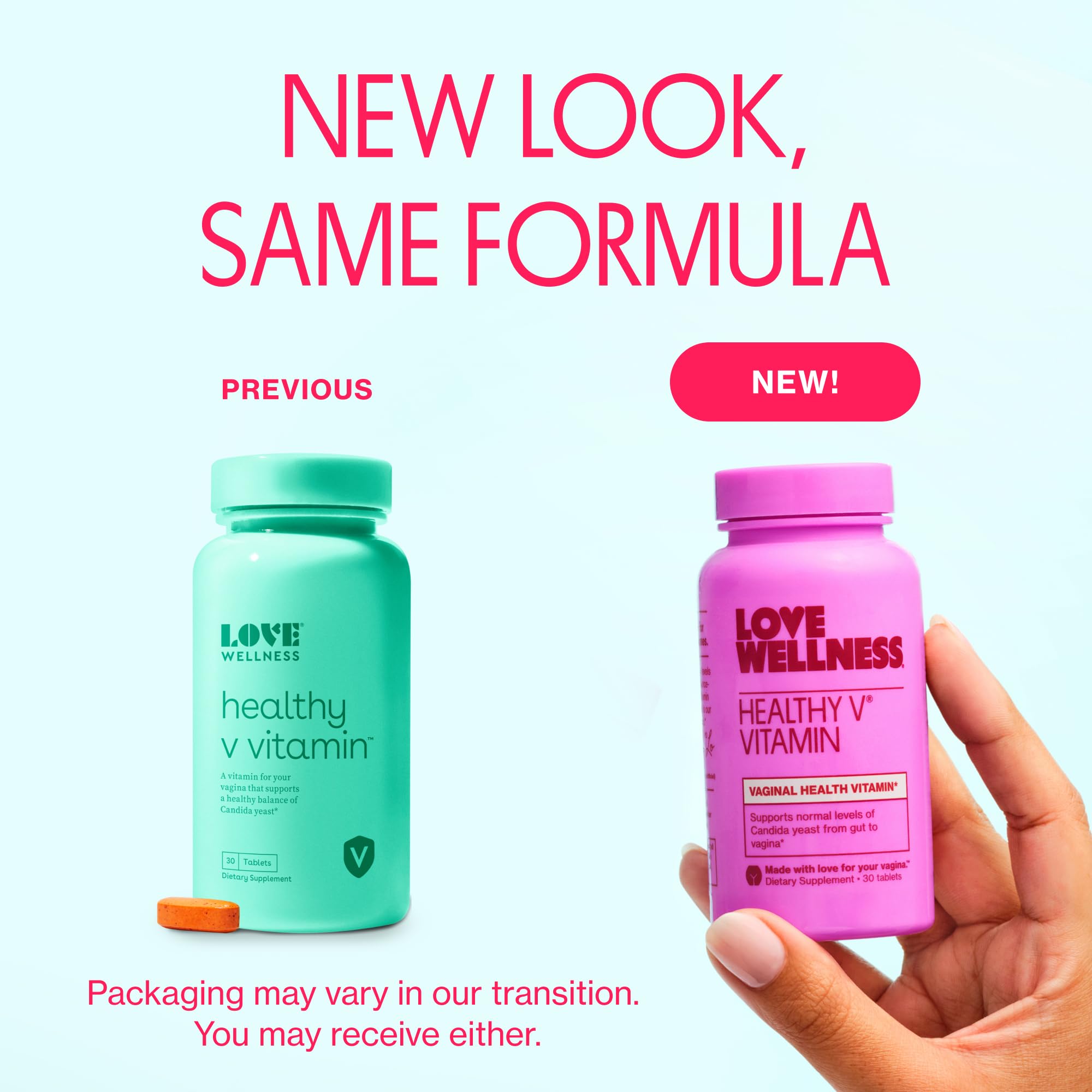 Love Wellness Healthy V Vitamin | Women's Vaginal Health Supplement | pH Balance, Gut Health & Immune Support Supplement | Balance of Candida Yeast with Turmeric, Garlic & Coconut Oil | 30 Count Love Wellness buy supplements canada