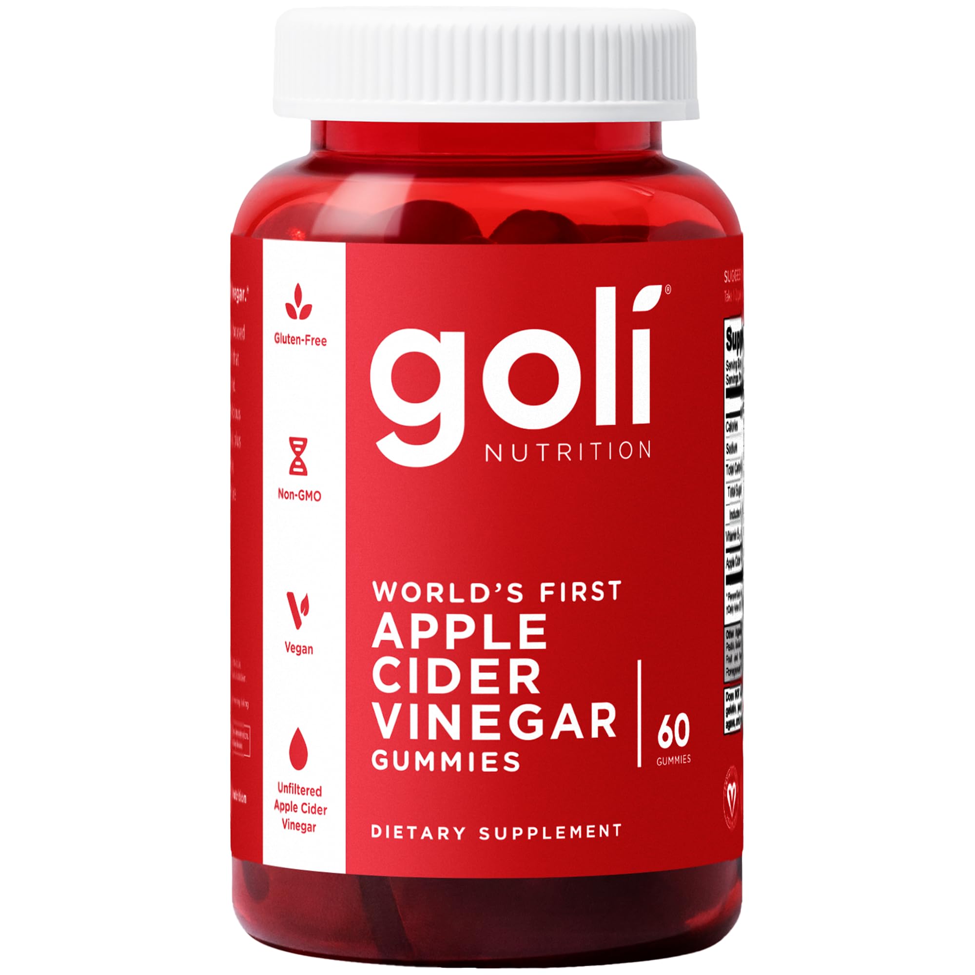 Goli Apple Cider Vinegar Gummies - Worlds First ACV Gummy with Vitamin B12, Beetroot & Pomegranate Goli buy supplements canada