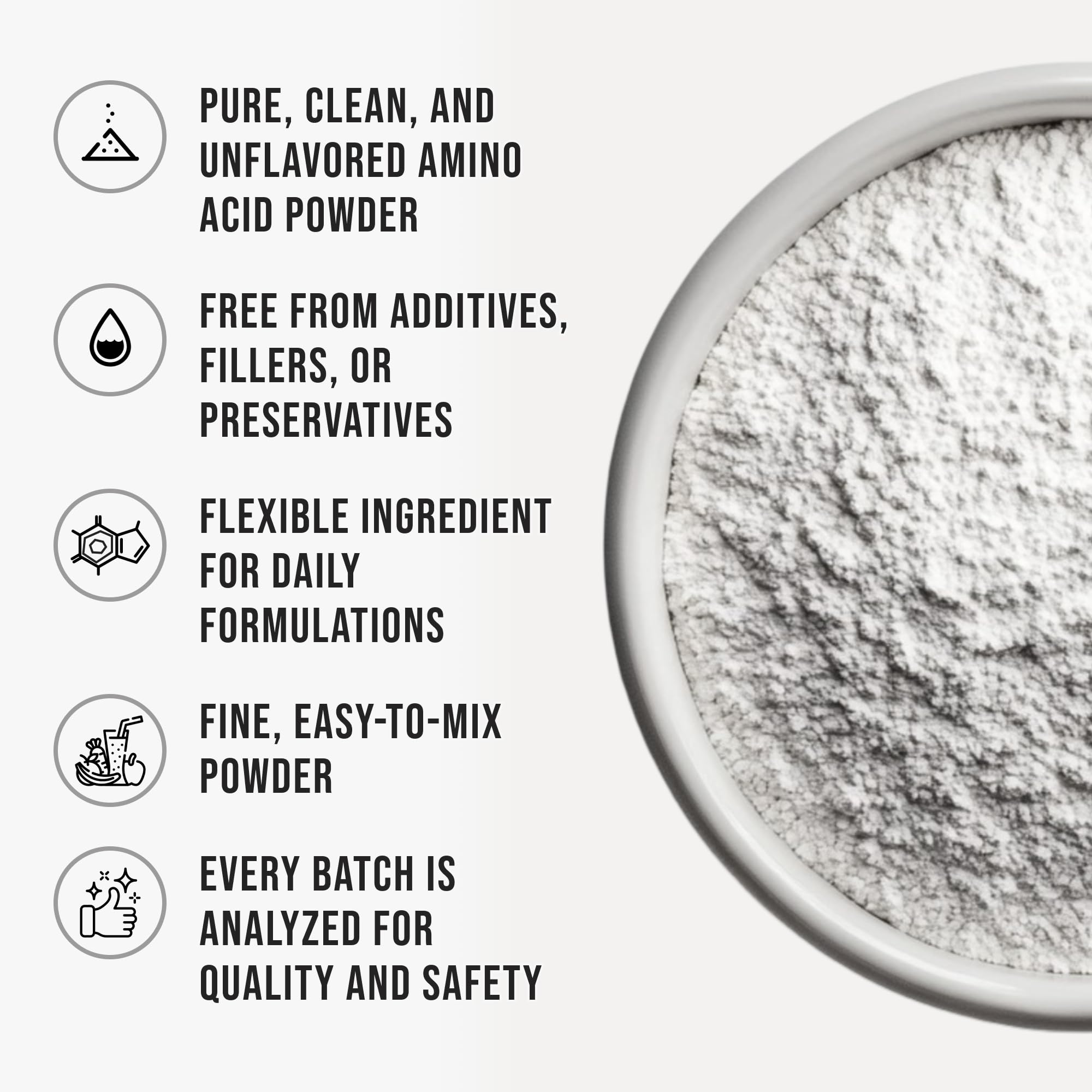 Pure L-Theanine Powder Unflavored Amino Acid Supplement Powder from Fine L-Theanine for Smooth Mixing Vegan Friendly Non-GMO No-Additives for Smoothies Drinks and Daily Nutrition Support, 3.2 oz (90g) WHYZ buy supplements canada
