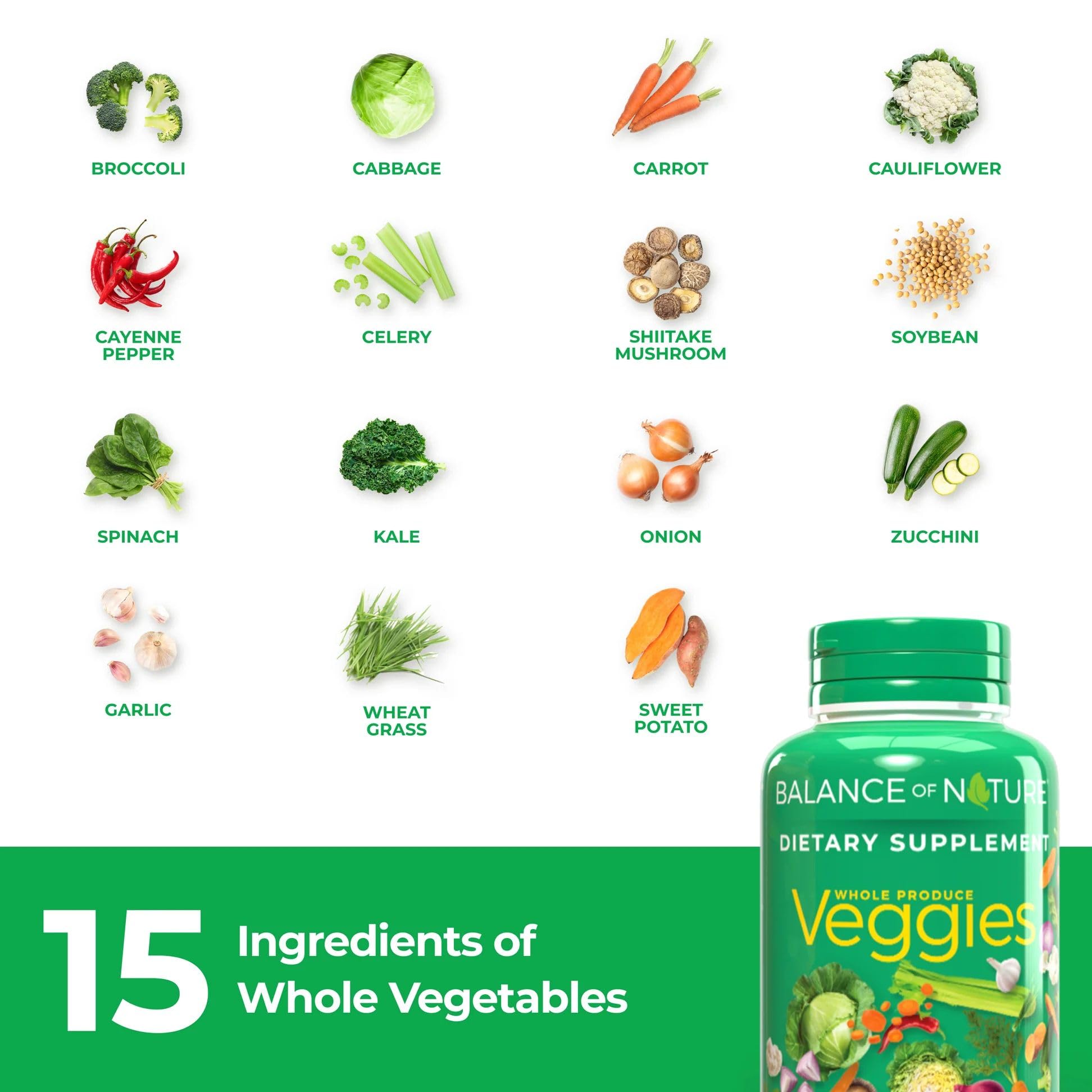 Balance of Nature Whole Veggies Supplement with Superfood Vegetables Balance of Nature buy supplements canada