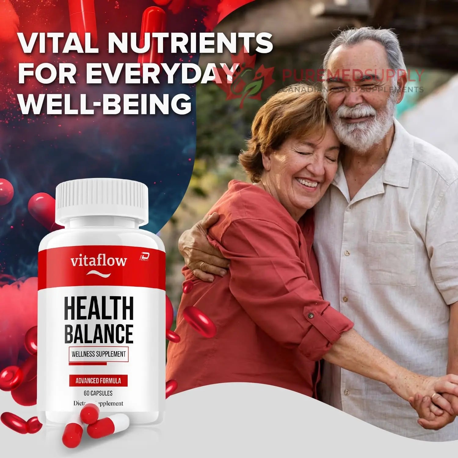 Indelo Vitaflow Capsules – Vita Flow Advanced Supplement, All Natural Formula to Maintain Healthy Levels, Maximum Strength, Reviews (2 Pack - 120 Capsules) Indelo buy supplements canada