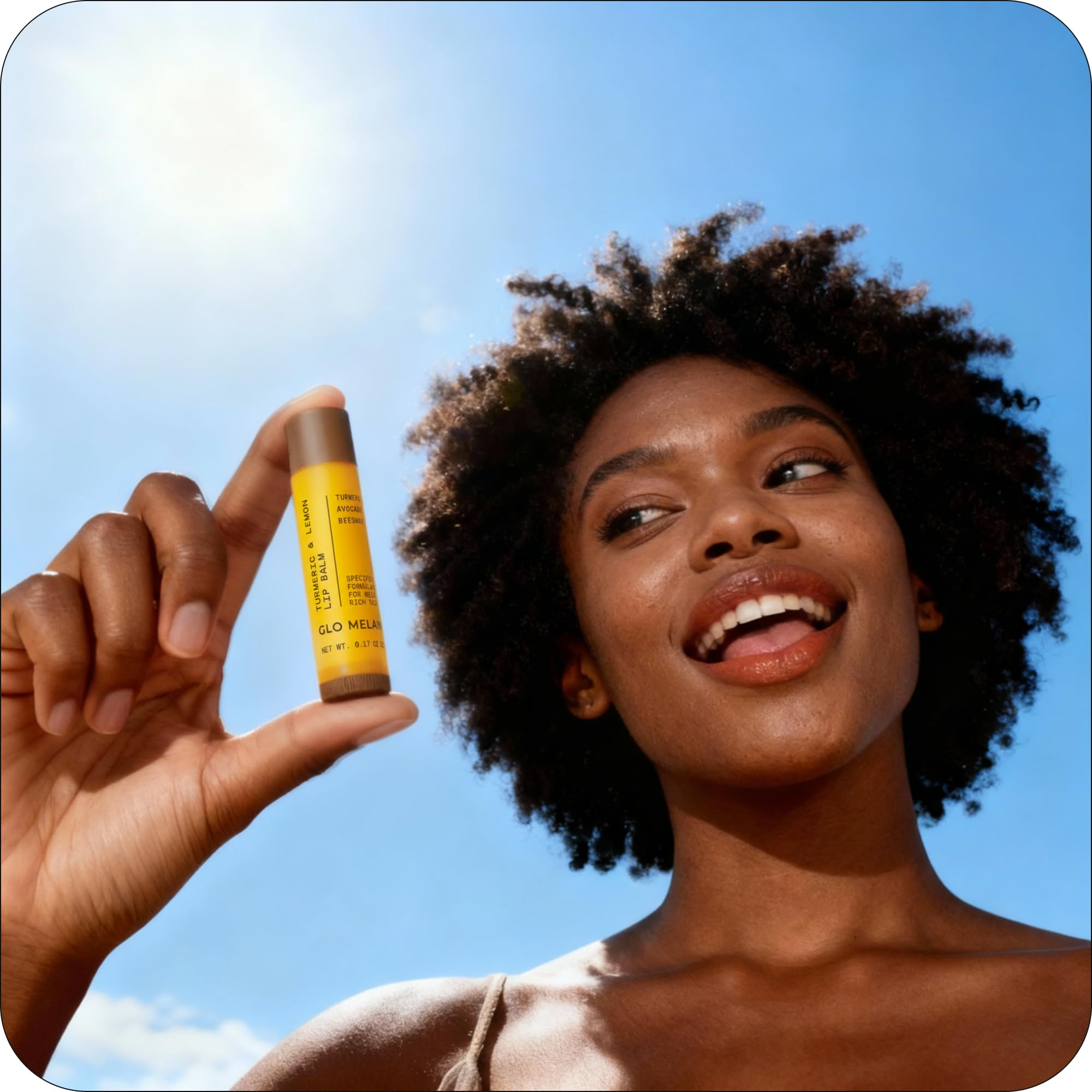 Glo Melanin All Natural Lemon and Turmeric Lip Balm - Natural Lip Balm Illuminate Your Smile Glo Melanin buy supplements canada