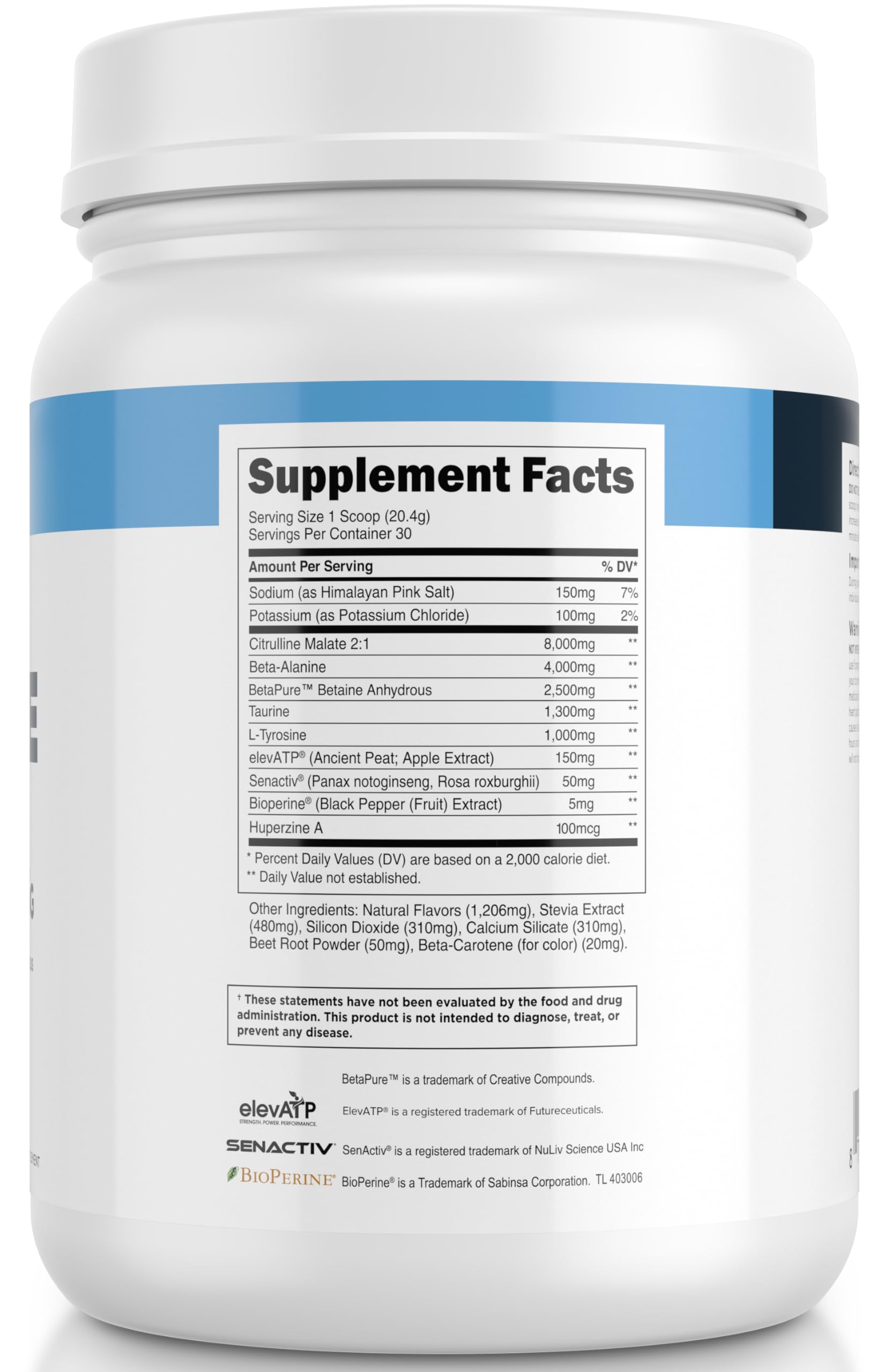 Transparent Labs Stim-Free Pre-Workout - Caffeine & Stim Free Pre Workout Powder Transparent Labs buy supplements canada