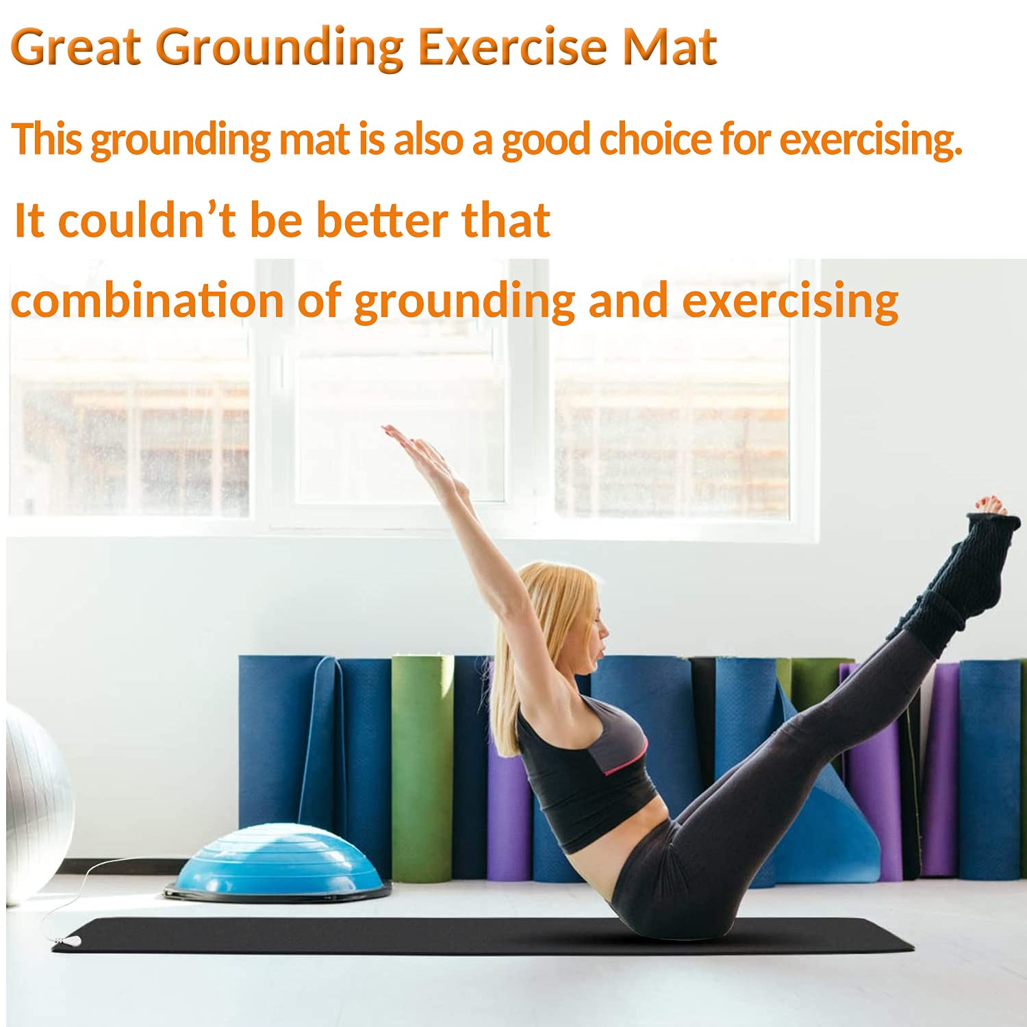 Grounding Mat for Improving Sleep, Grounding Pad for Health, Grounding Bed Mat with Grounding Cord VAJOOCLL buy supplements canada