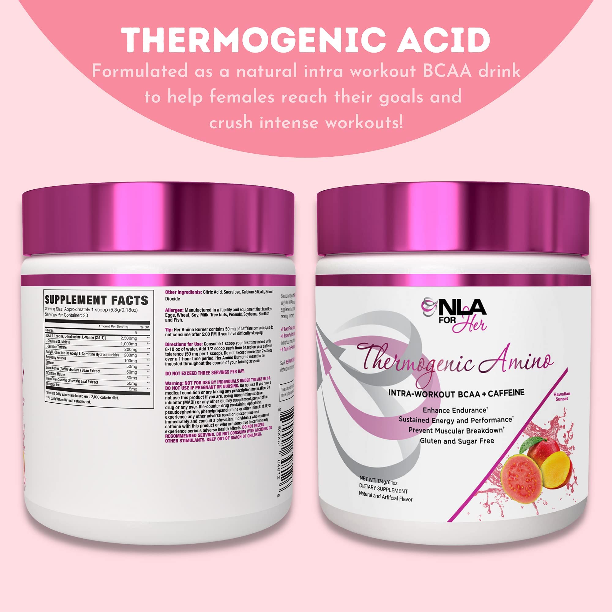 NLA for Her Pre/Intra Workout Stack (Includes Her Thermogenic Amino Hawaiian Sunset NLA for Her buy supplements canada