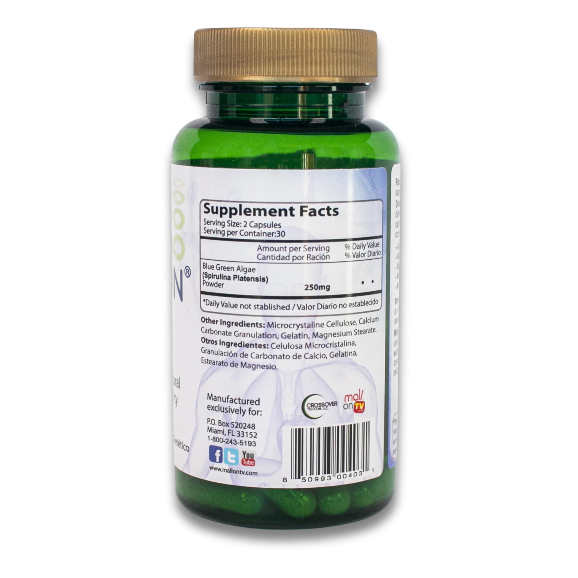 Bioxtron Natural AFA Stem Cell Supplement - Joint Support & Muscle Pain - Immune System Support - Support Energy Levels - Natural Blue Green Algae Spirulina - Pack of 2-120 Caps Bioxtron buy supplements canada
