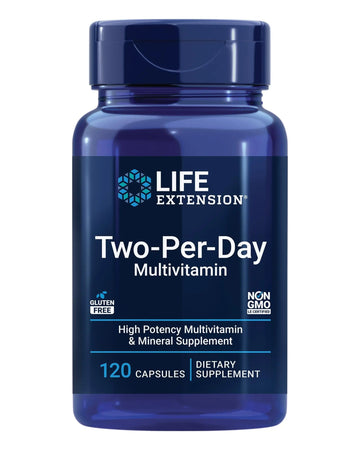 Life Extension Two-Per-Day Multivitamin, Vitamins B, C, D, zinc, Packed with Over 25 Vitamins, Minerals & extracts, Two-Month Supply Life Extension buy supplements canada