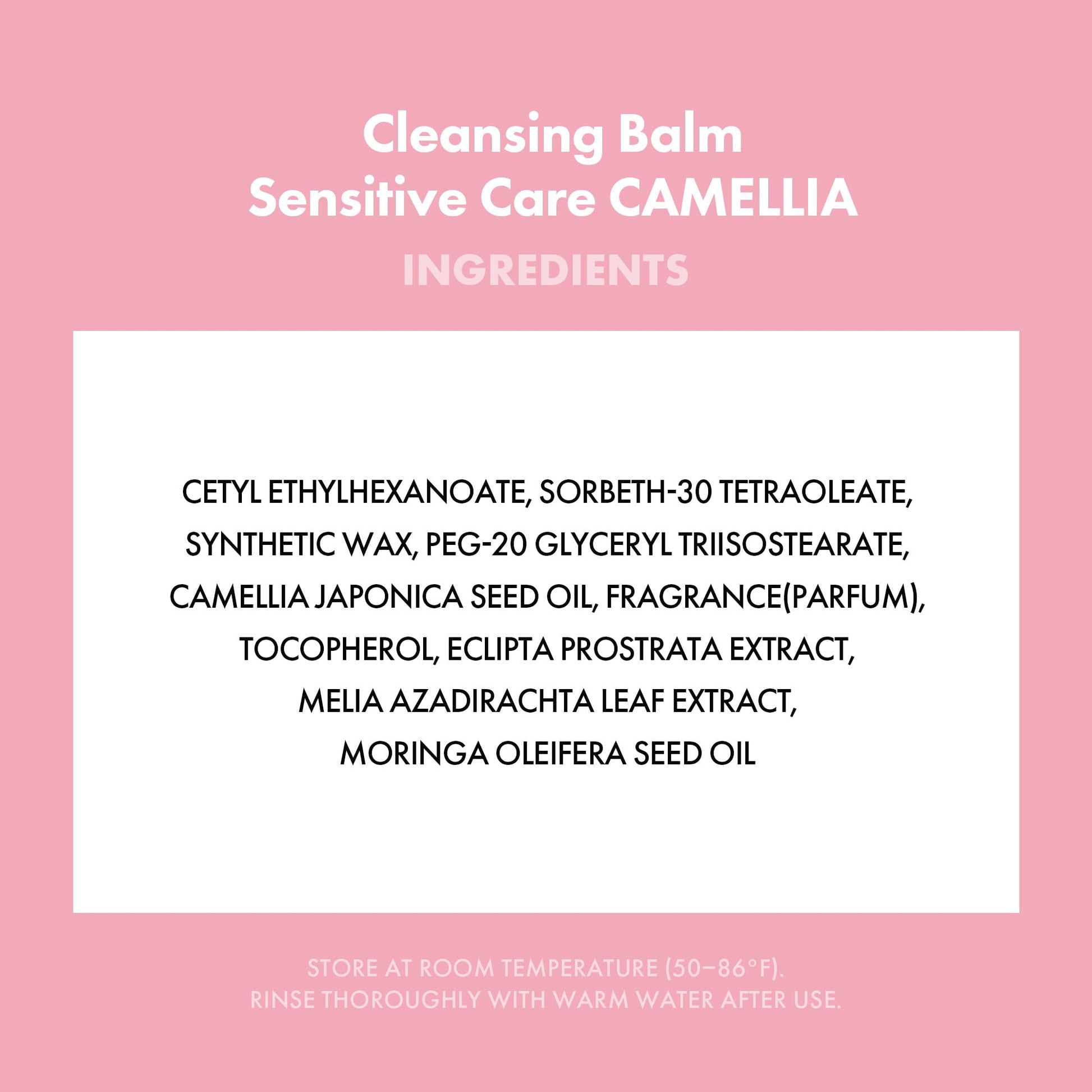 KAHI Cleansing Balm Sensitive Care Camellia - Gentle Makeup Remover Balm with Camellia Seed Oil & Vitamin E - Korean Skincare with Only 10 Ingredients 1.69 oz KAHI buy supplements canada
