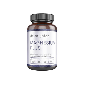 Dr. Brighten Magnesium Plus (as Magnesium Bi-glyncinate) - Beneficial in Maintaining a Healthy Mood, Sleep, Hormone Balance and Reducing Symptoms of PMS and Menstrual Cramps Dr. Brighten buy supplements canada