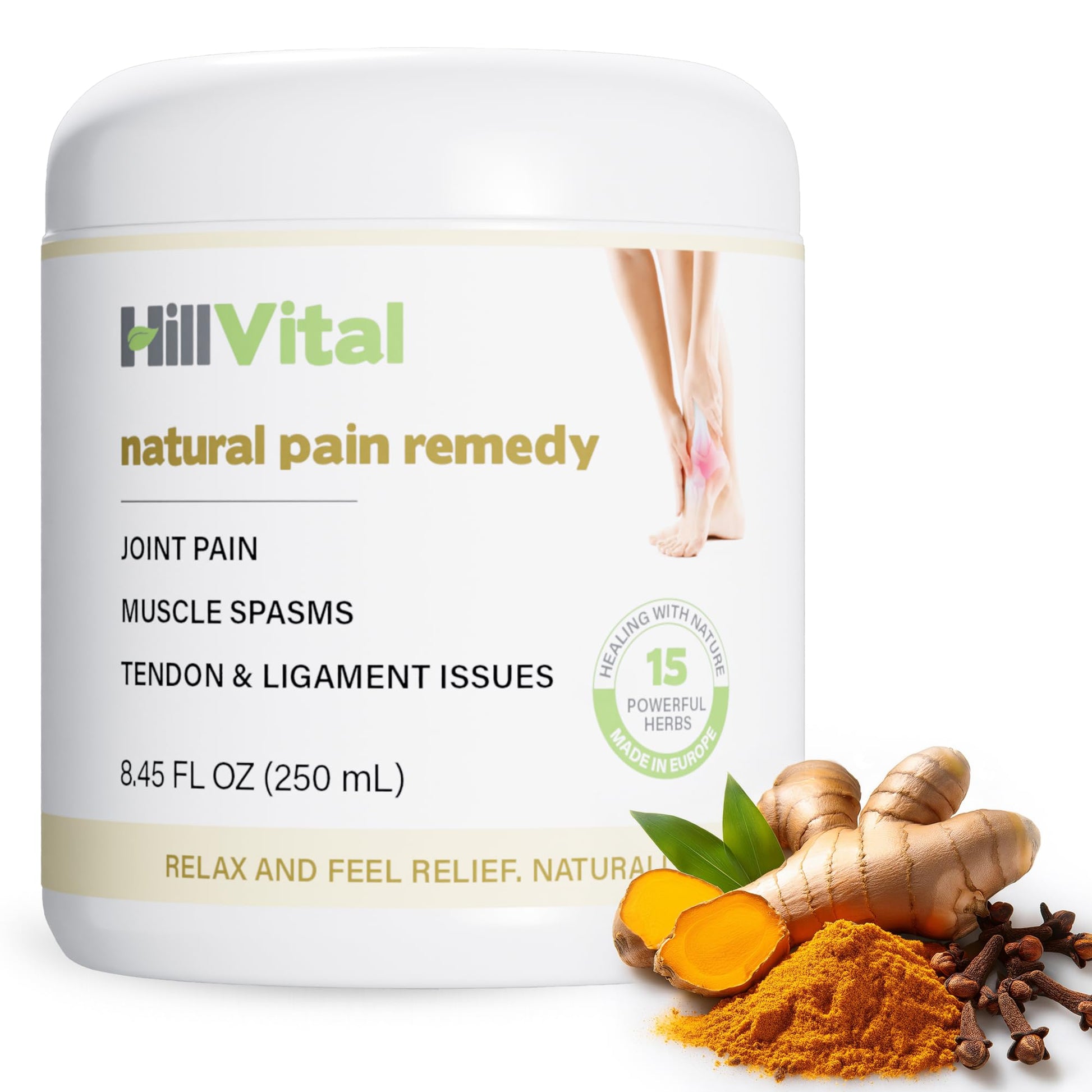 HillVital Joint and Muscle Support – Sore Muscle Relief, Comfort Balm for Aching Joints, Neck, Hands, Feet, Back, Non Greasy Body Rub Sore Muscles Cream, Strong Topical Mixture for Pain Complaints Hill Vital Natural Solutions buy supplements canada