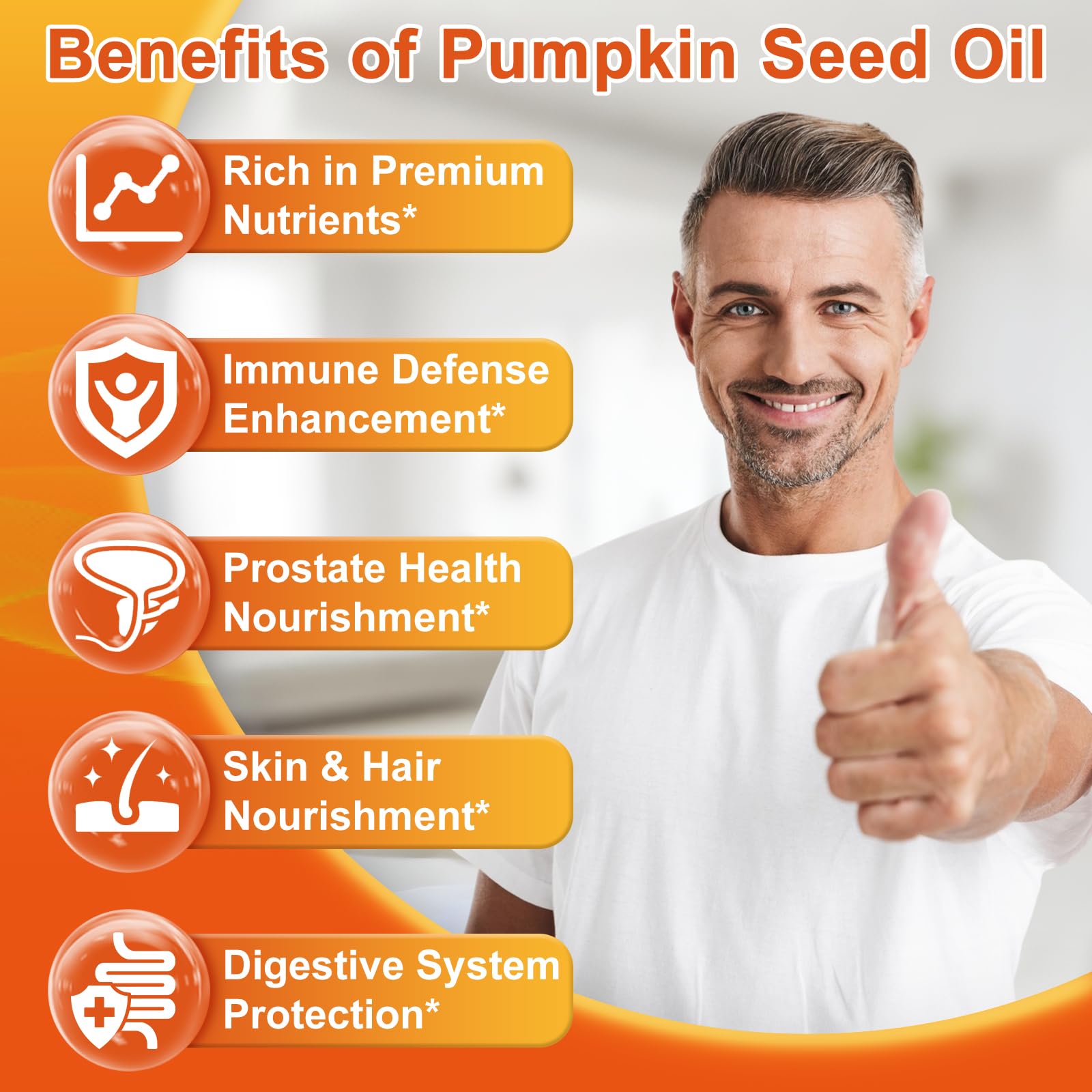 Pumpkin Seed Oil with Saw Palmetto, 3500mg Max Strength per Serving, 150 Softgels, Cold-Pressed with Essential Fatty Acids & Phytosterols, Supports Immune Nature's live buy supplements canada