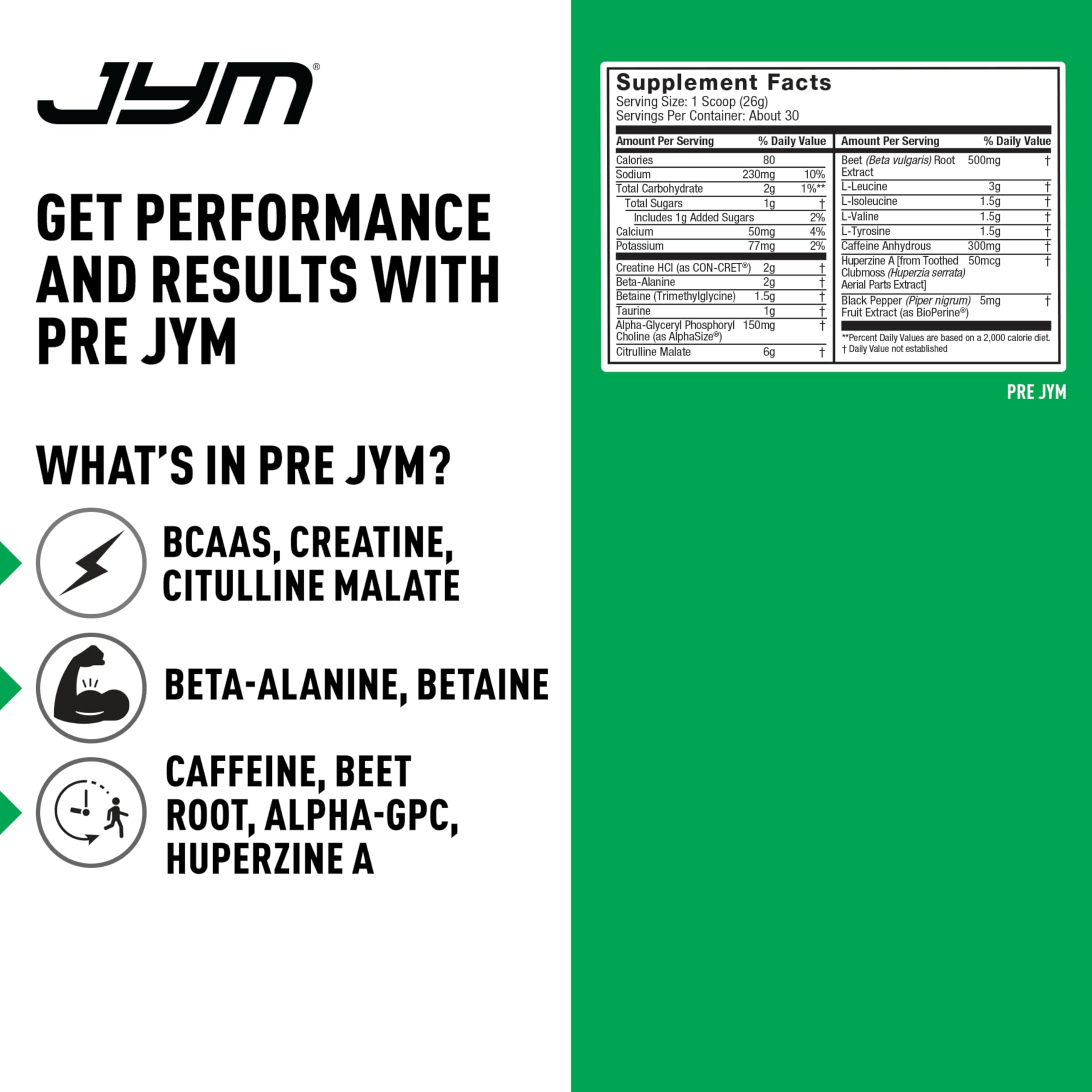 JYM Supplement Science Pre JYM Pineapple Strawberry Pre Workout Powder for Men & Women, BCAAs, Nootropics, Creatine HCI, Citrulline, Beta-Alanin JYM Supplement Science buy supplements canada
