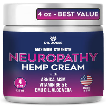 Dr. JOEL'S Neuropathy Nerve Relief Cream - Organic Neuropathy Support Cream for Feet, Hands, Legs and Toes - 4 OZ Value Pack- Made in USA Dr. JOEL'S buy supplements canada