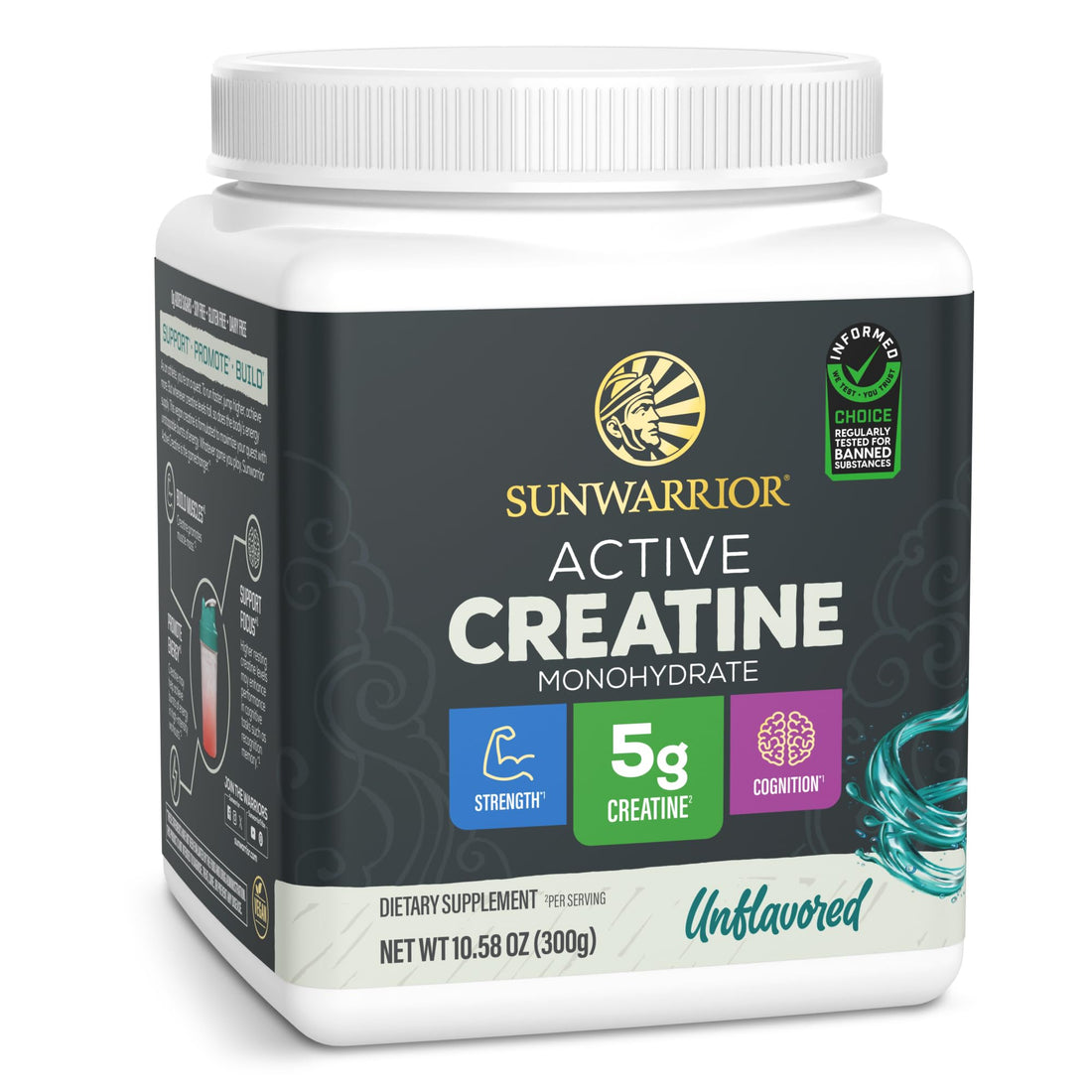 Creatine Monohydrate Powder Micronized PreWorkout Recovery Supplement | Support Muscle Building Strength Training Cognition | Vegan & Keto Friendly Easily Mixes Sunwarrior buy supplements canada