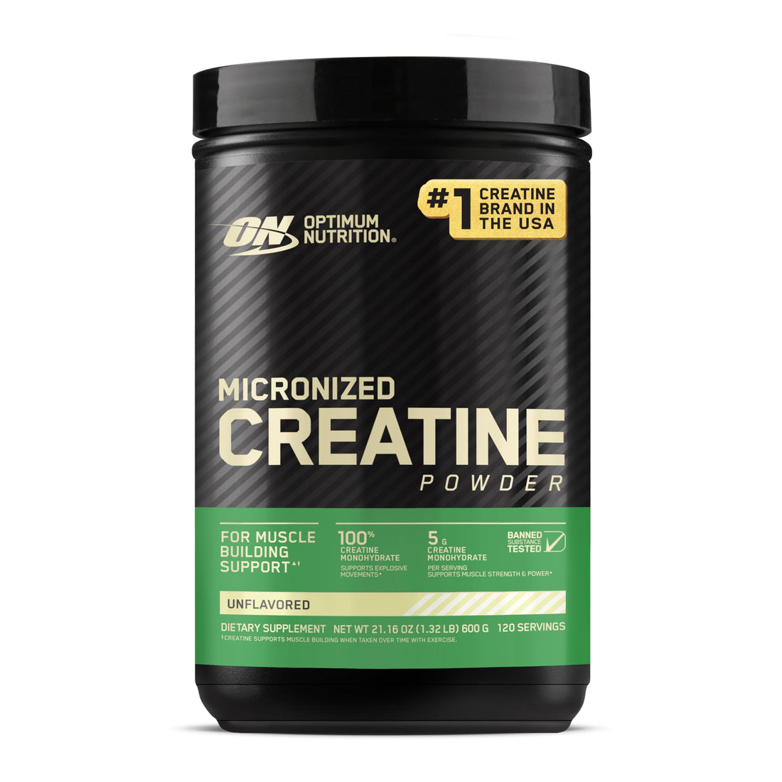 Optimum Nutrition Micronized Creatine Monohydrate Powder, Unflavored, 120 Servings, 600 Grams (Packaging May Vary) Optimum Nutrition buy supplements canada