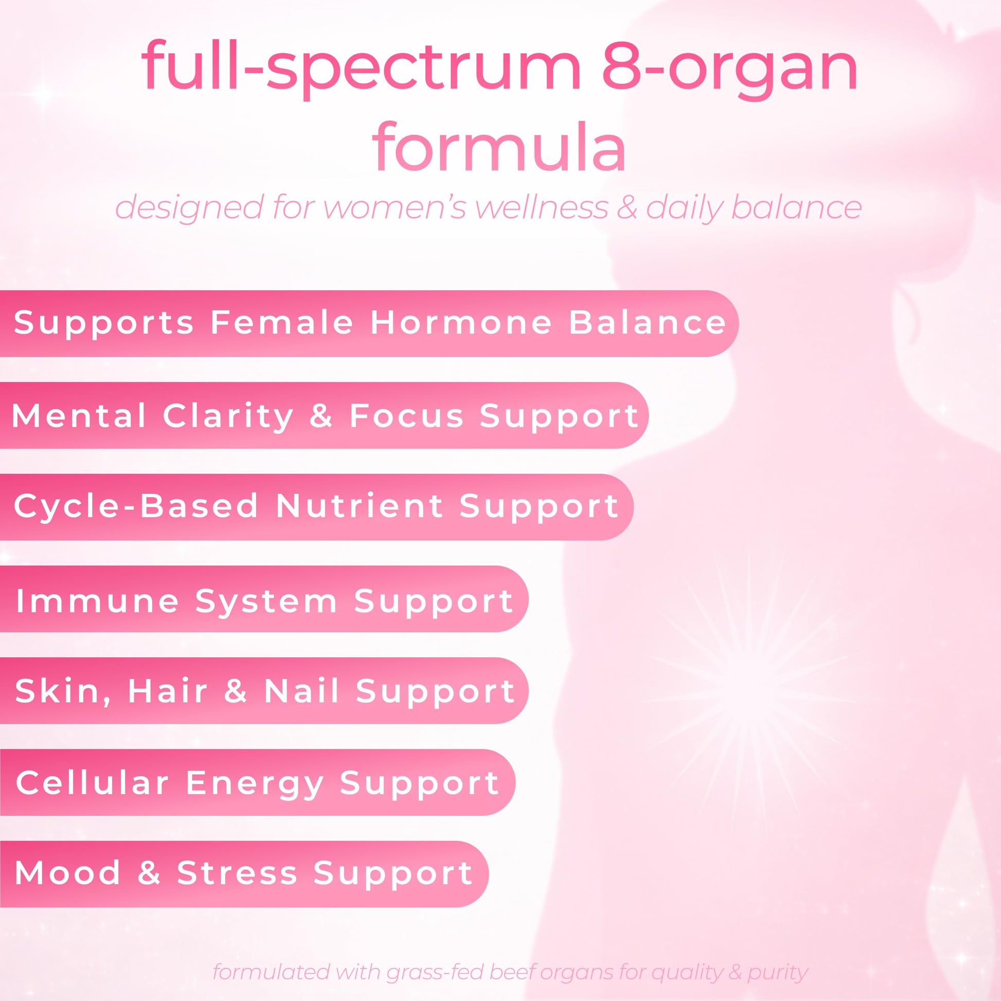 Beef Organ Supplement for Women – Grass-Fed Beef Liver, Ovary, Uterus & Organ Complex for Hormone Balance, Energy & PMS Support – Pasture-Raised + Vitamin C – 180 Capsules | Glow Girl | Zakrama Zakrama buy supplements canada