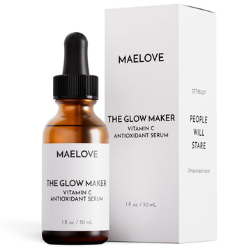 MAELOVE Glow Maker Vitamin C Serum with Vitamin E, Ferulic Acid & Hyaluronic Acid, Award-Winning Brightening MAELOVE buy supplements canada