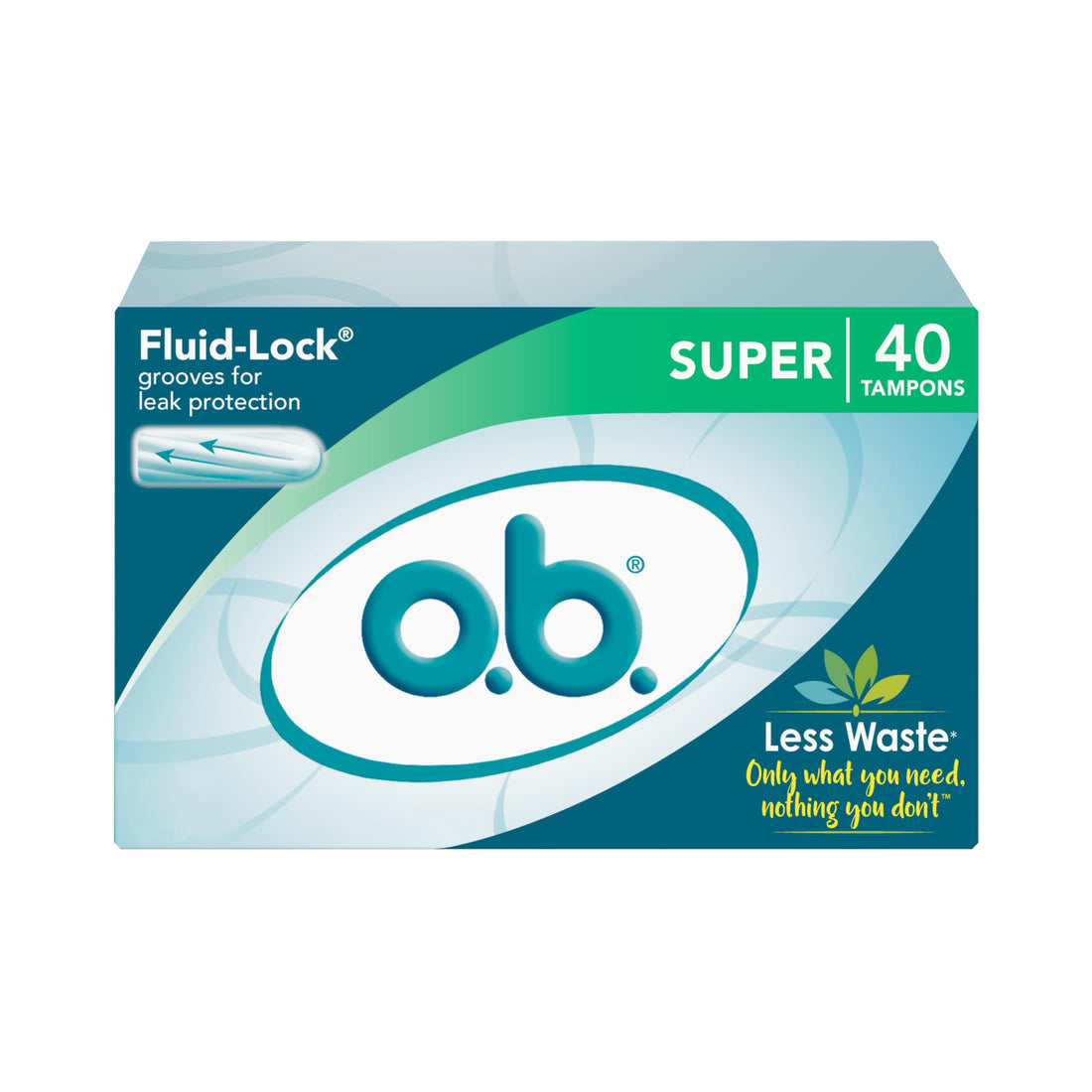 o.b. Tampons | Non-Applicator Tampon, Unscented | Super Tampon, 40ct o.b. buy supplements canada