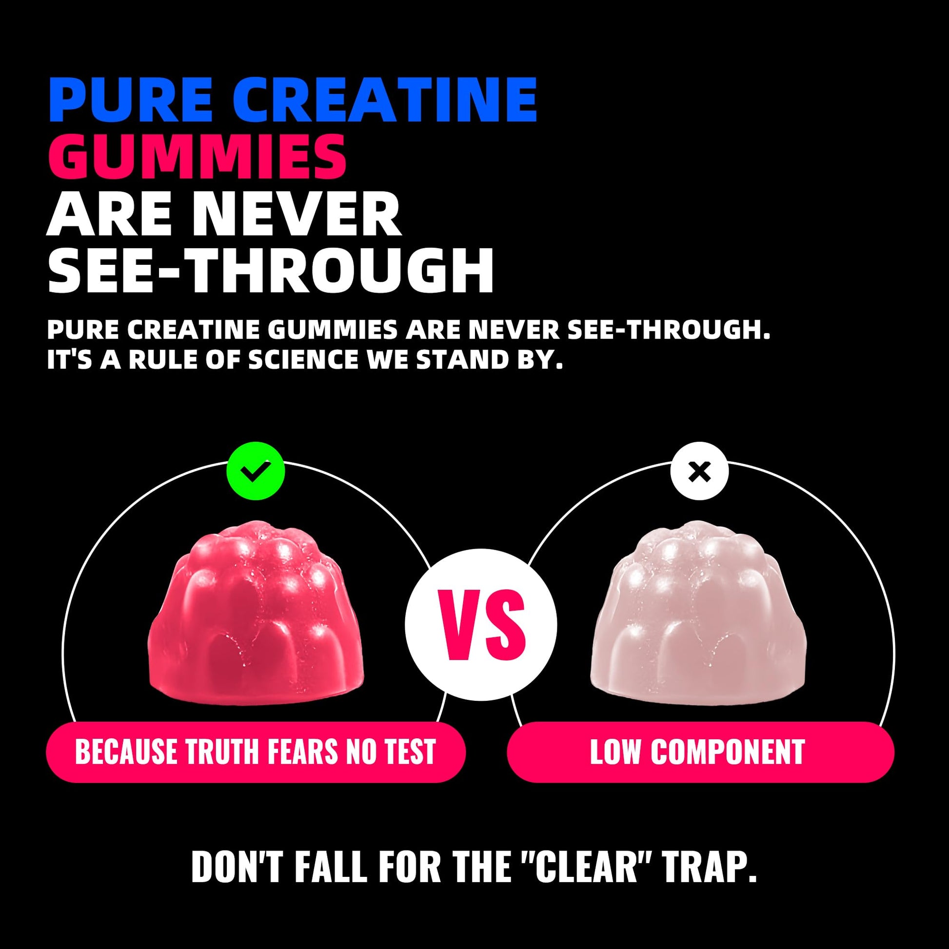 NSF Certified Creatine Gummy 5g - Creatine Monohydrate Gummies for Men & Women. Boost Focus,Strength, and Endurance, Anti-Melting Formula, Vegan, Gluten-Free, Non-GMO,(Raspberry & Blueberry 135 ct) Allcoovita buy supplements canada