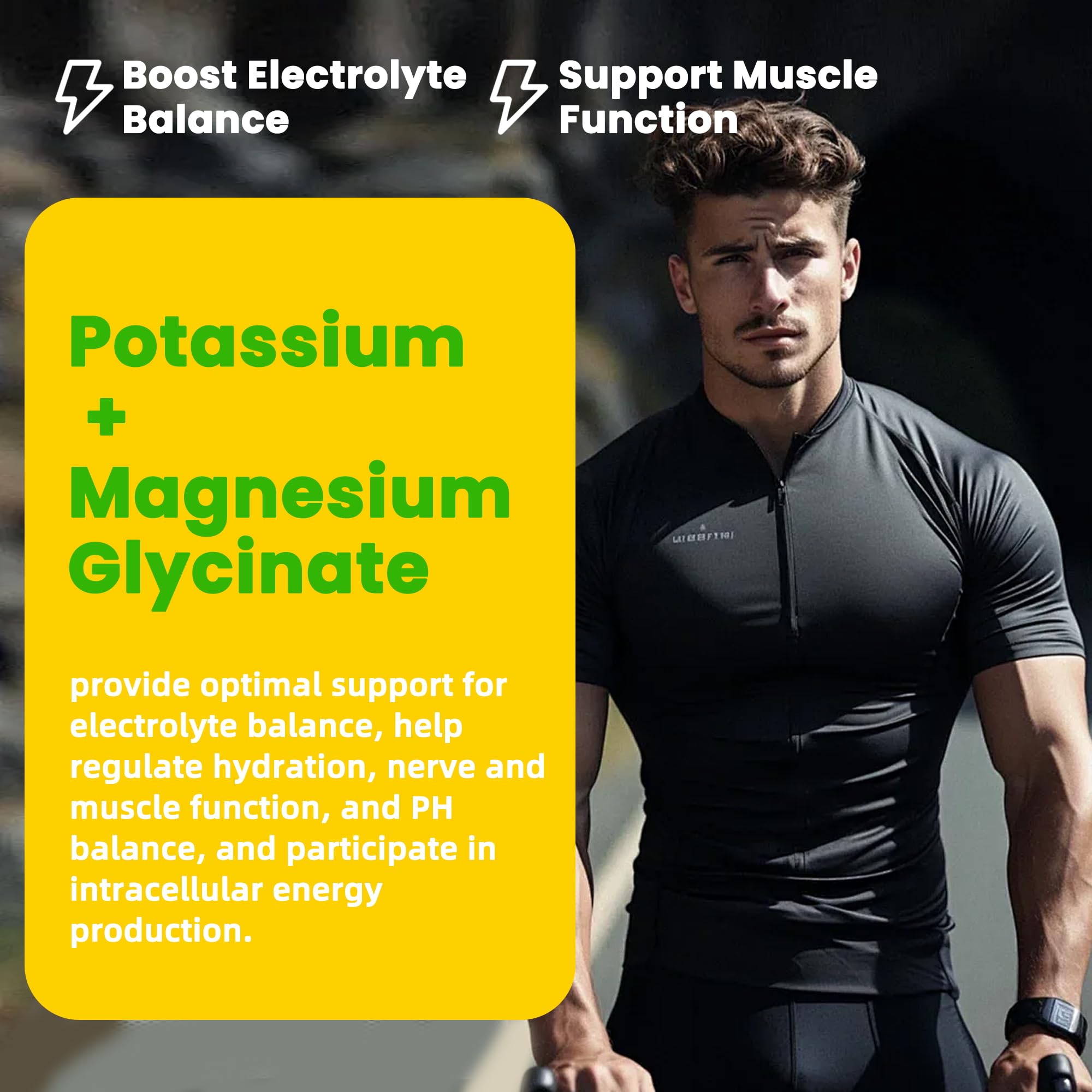 Potassium Magnesium Gummies,High Absorption Magnesium Glycinate,B6,D3,Potassium Citrate for Leg Cramps,Muscle,Electroyte for Adults Kids,Sugar-Free, 60 Gummies (Pineapple) Wekannufod buy supplements canada