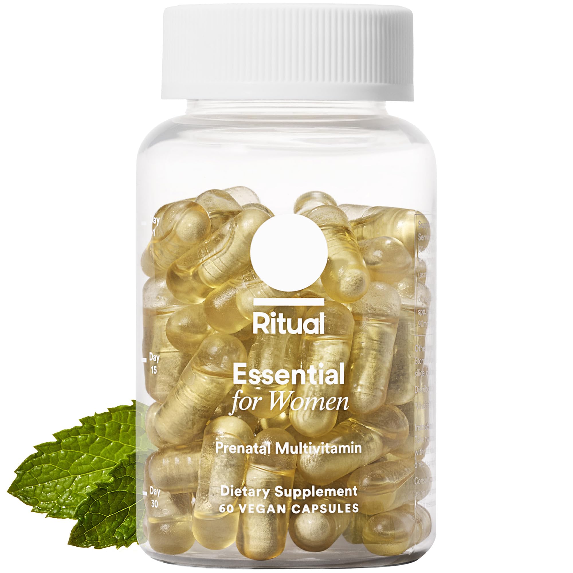Ritual Prenatal Multivitamin for Women - Key Essential Vitamins and Minerals to Support Mom and Baby During Pregnancy* - Folate, Choline, Omega-3 DHA, Iron Ritual buy supplements canada