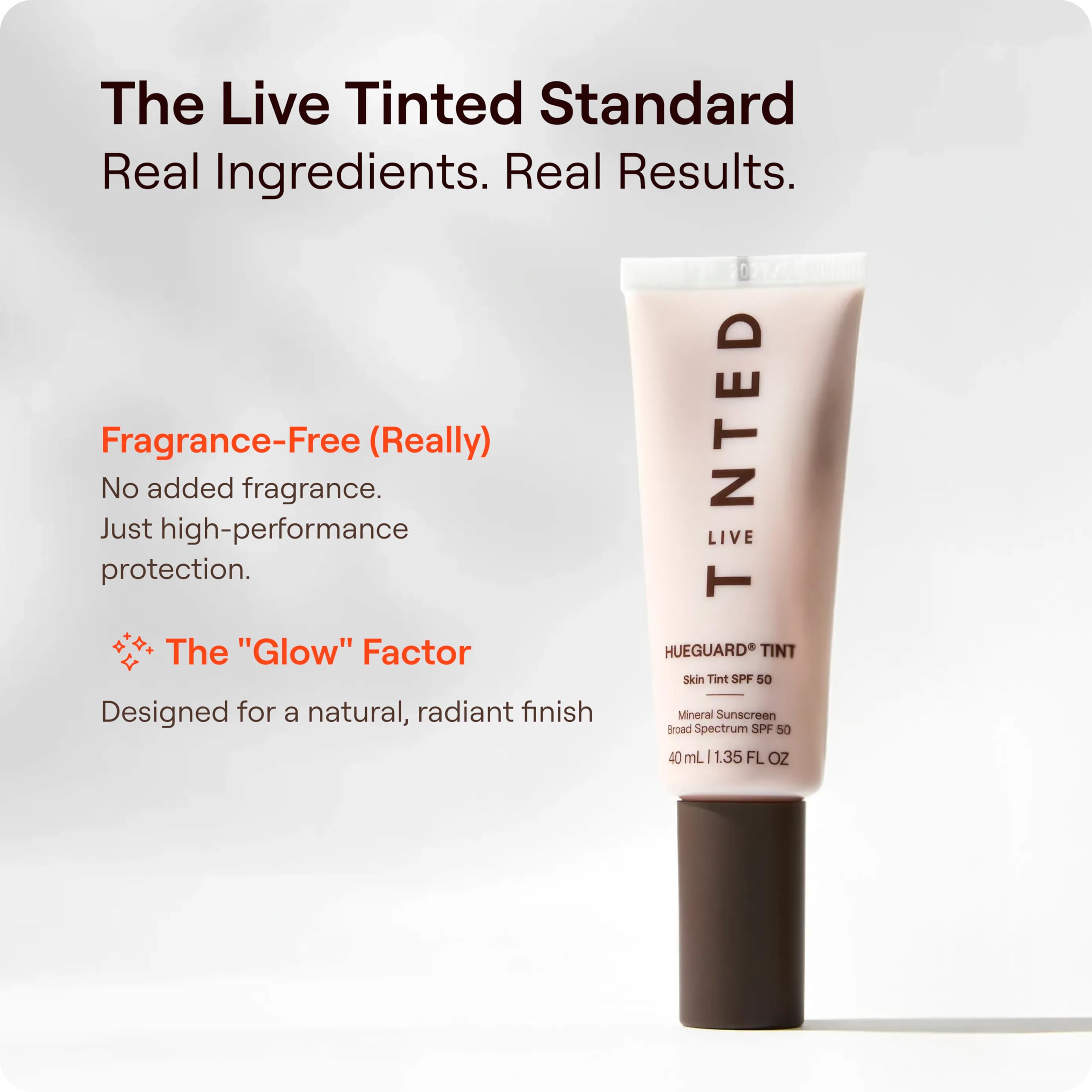 Live Tinted Hueguard Skin Tint SPF 50 - Tinted Mineral Sunscreen with Light-Medium Buildable Coverage With a Hydrating and Radiant Finish - Water and Sweat Resistant, 1.35 fl oz - Shade 10 Live Tinted buy supplements canada