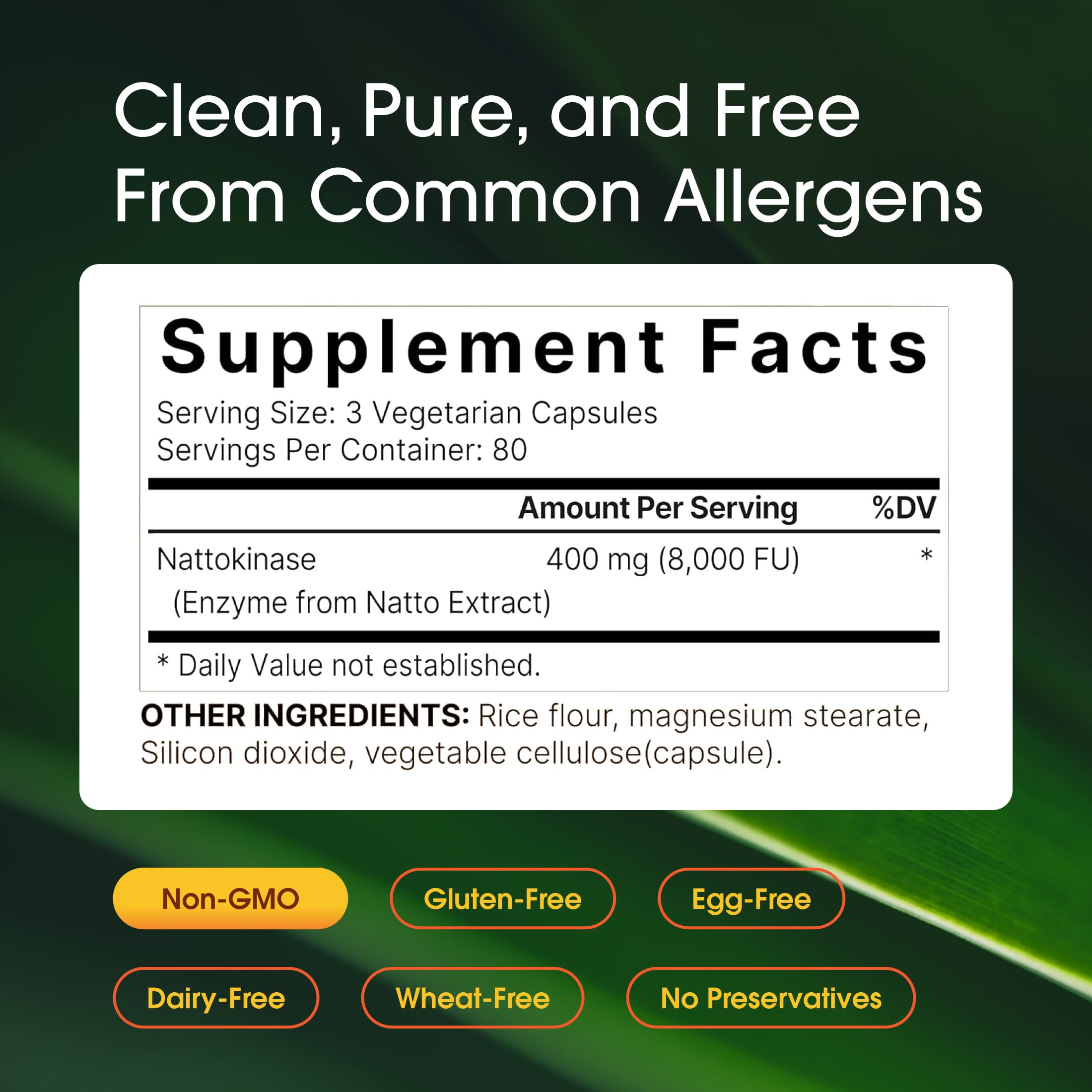 NatureBell Nattokinase - 240 Capsules - 8,000 FU Max Strength from Fermented Natto Extract - for Heart Health NatureBell buy supplements canada