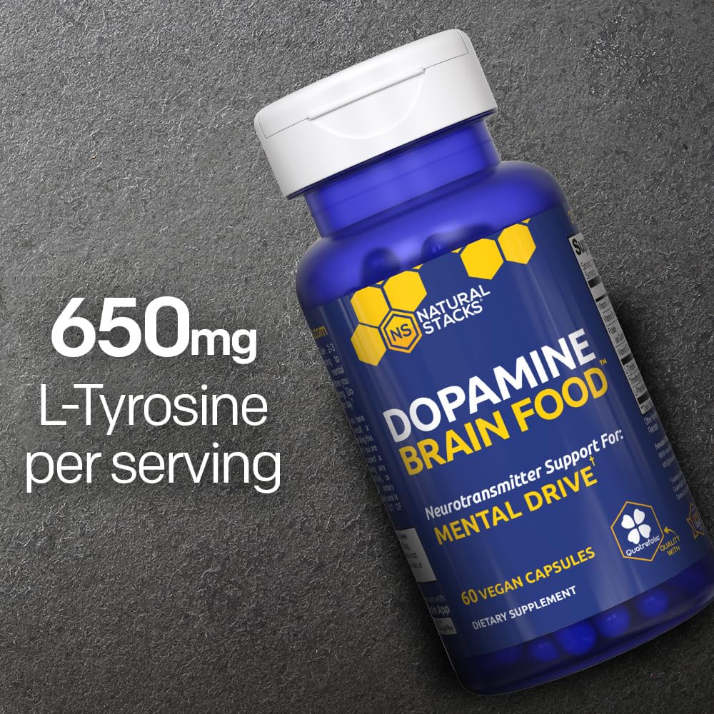NATURAL STACKS Dopamine Brain Food + Magtech Magnesium Bundle - Chelated Magnesium Complex - Supports Brain Health & Mental Drive* - 150 Total Capsules NATURAL STACKS buy supplements canada