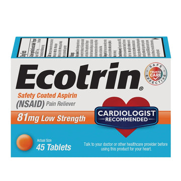 ECOTRIN ADULT LOW DOSE 81MG (45 tablets) Ecotrin buy supplements canada