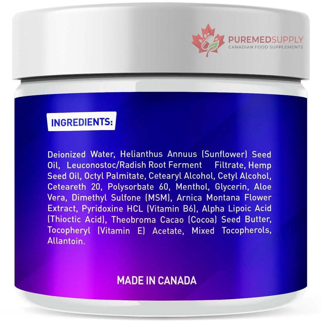 Pharmapulse Neuropathy Nerve Therapy & Relief Cream - Maximum Strength Relief Cream for Foot, Hands, Legs, Toes Includes Alpha Lipoic Acid, Arnica, Vitamin B6, Aloe Vera, MSM - Effective Soothing 4oz Pharmapulse buy supplements canada