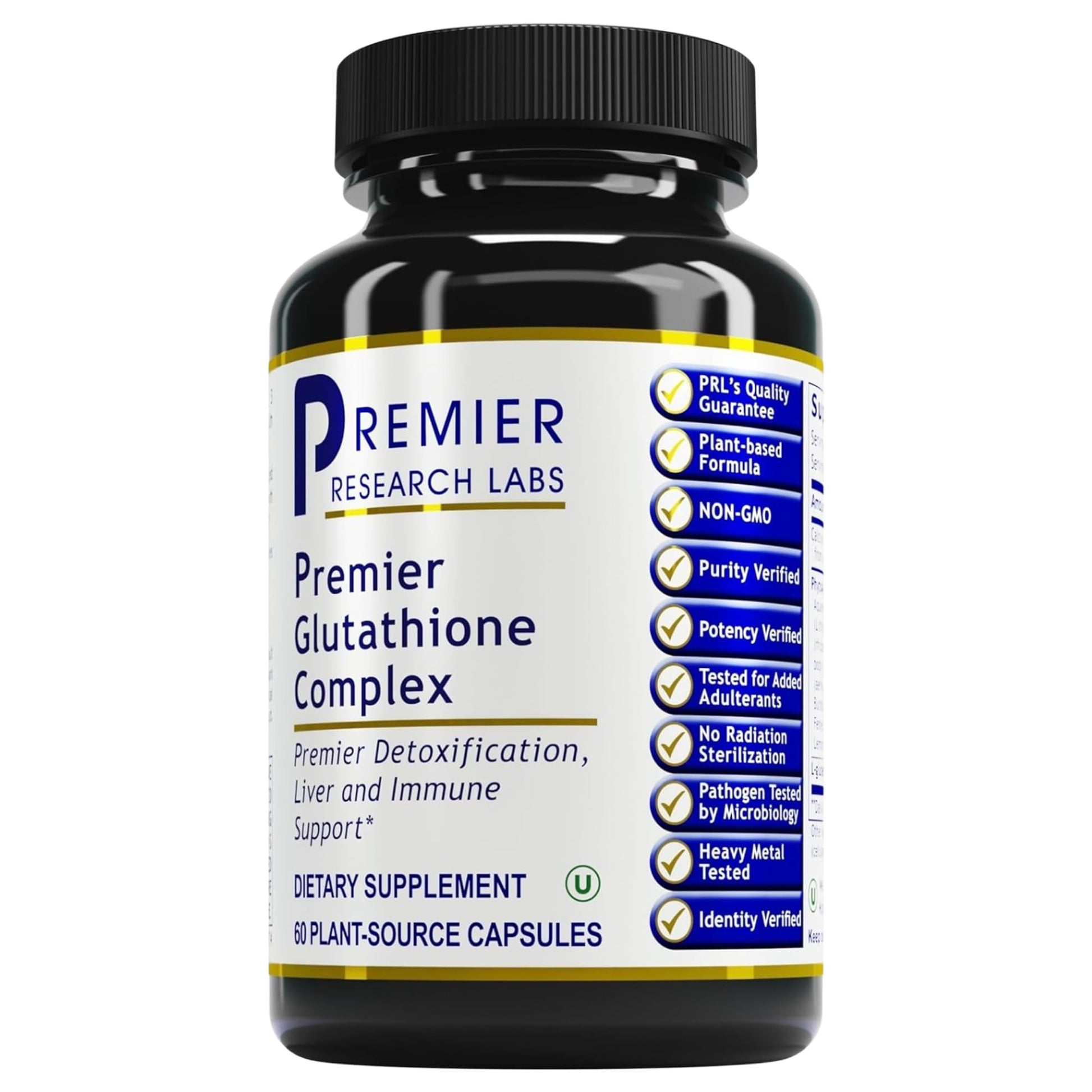 Premier Research Labs Glutathione Complex - Liver & Immune Support Supplement - Glutathione Pill for Natural Liver Cleanse - 60 Vegetarian Capsules Premier Research Labs buy supplements canada