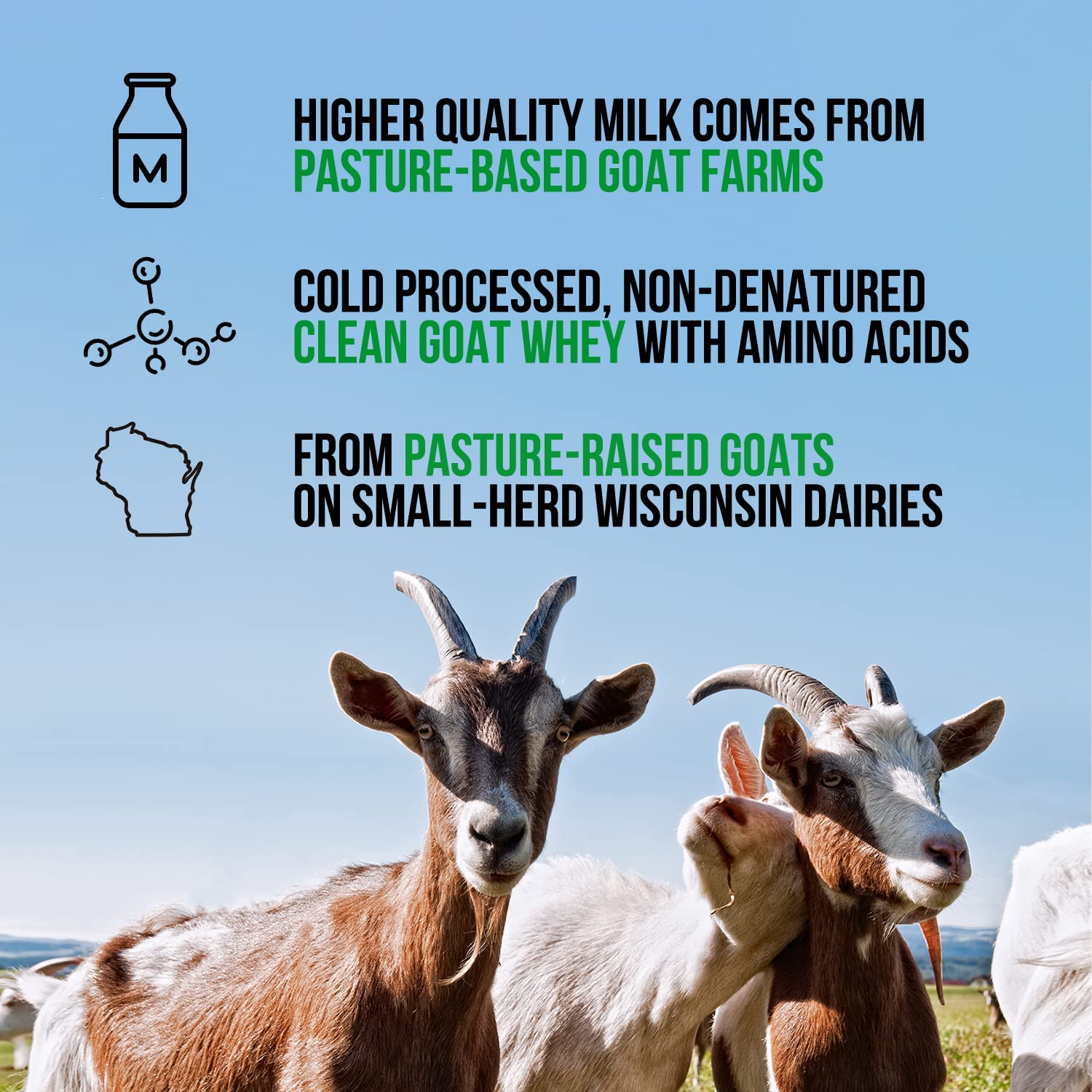 NAKED nutrition Naked Goat - Pasture Fed Goat Whey Protein Powder from Small-Herd NAKED buy supplements canada
