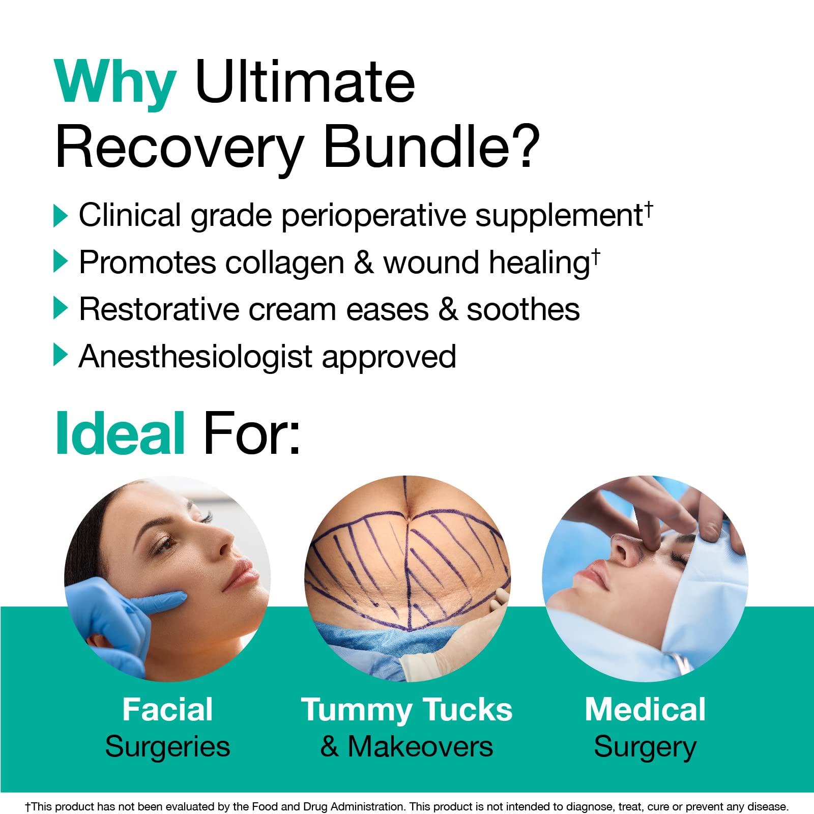 VitaMedica | Ultimate Recovery Bundle | Surgery Prep | Wound Healing | Supplements | Arnica K Oxide Cream | Hot Cold Packs | 30 Day Supply | Arnica Montana | Bromelain | Vitamin A | B Complex VitaMedica buy supplements canada