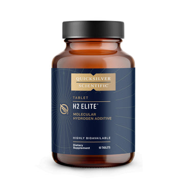Quicksilver Scientific H2 Elite - Molecular Hydrogen for Energy + Metabolism Support, Water Tablets Perfect for Open Containers - Magnesium Malate Drink Additive (60 Molecular Hydrogen Tablets) Quicksilver Scientific buy supplements canada