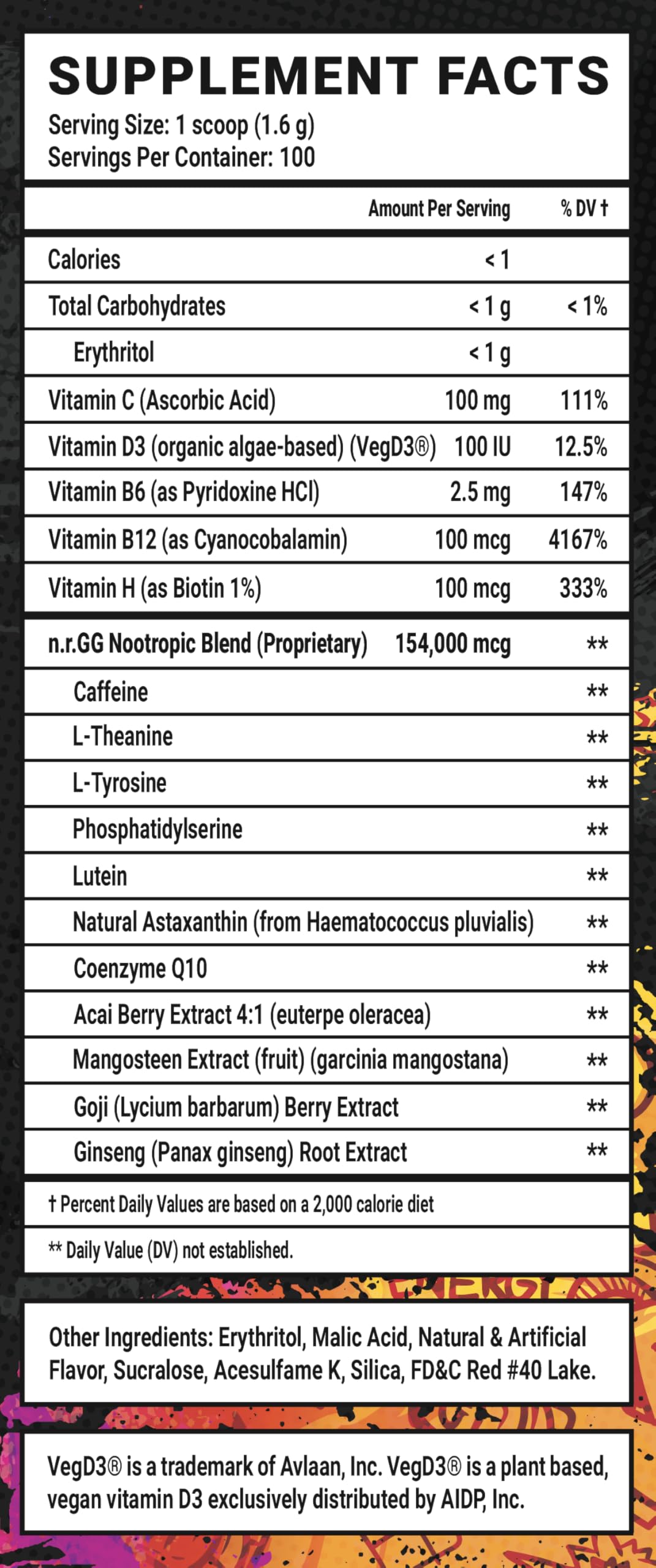 Gamer Supps GG Energy - Dragonfruit Punch (100 Servings) - Keto Friendly Gaming Energy and Nootropic Blend, Sugar Free + Organic Caffeine + Vitamins, Powder Drink Gamer Supps buy supplements canada