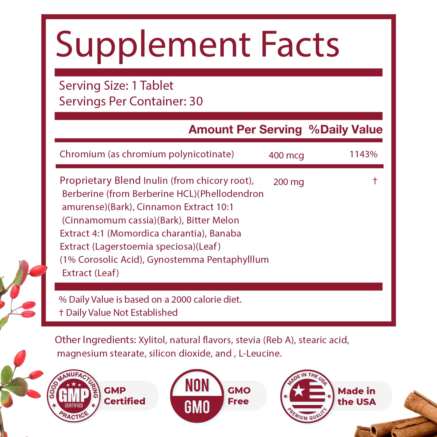 Nature’s NutriWave GLYCOFREE Supplement, Natural Plant-Based Blend with Berberine, Bitter Melon, Cinnamon, Inulin | Non-GMO, Made in USA - 30 Tablets, 3 Month Supply Nature’s NutriWave buy supplements canada