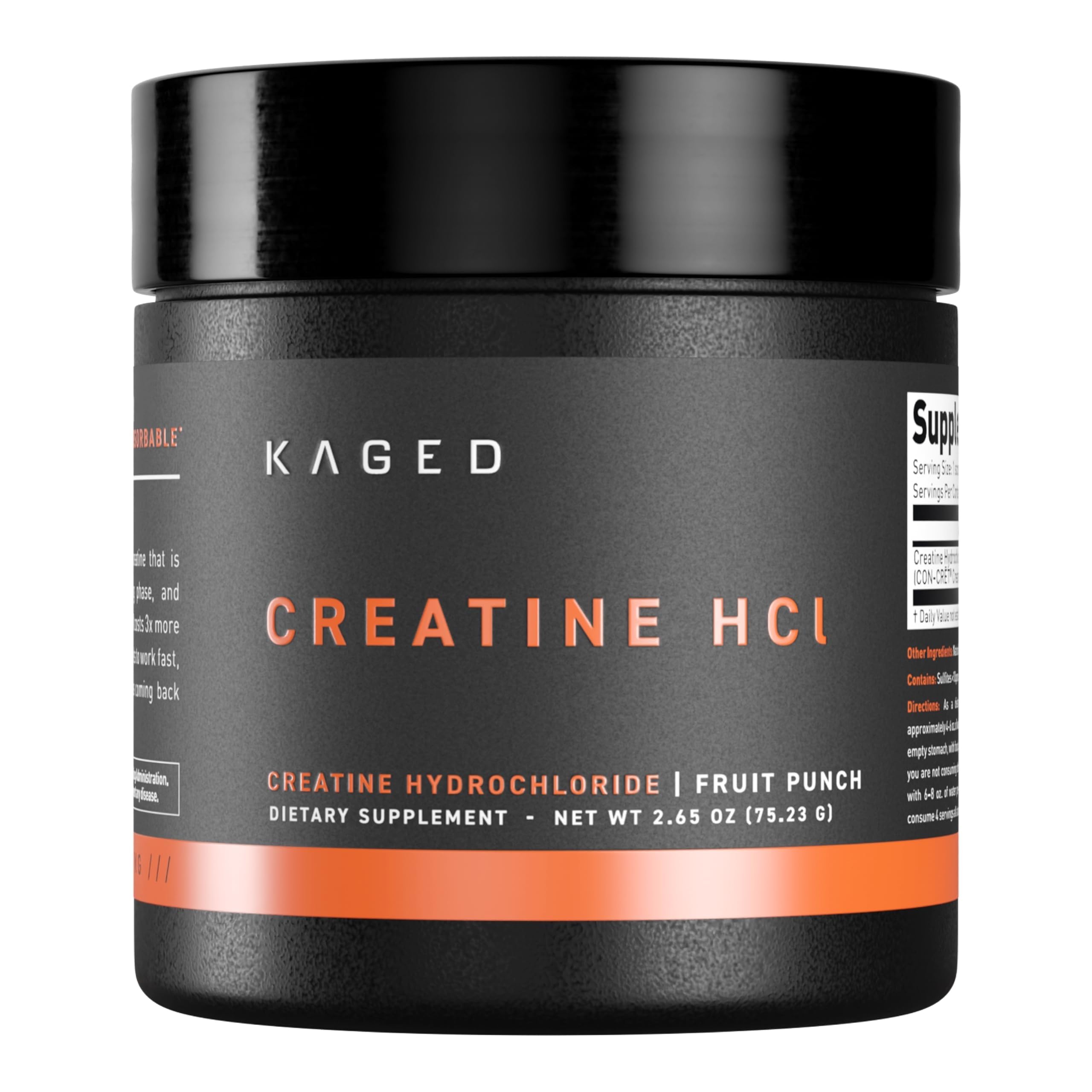 Kaged Creatine HCl Powder | 7X Concentrated vs Mono | Muscle Building & Recovery | High Absorption | No Bloating | Creatine for Men & Women Kaged buy supplements canada